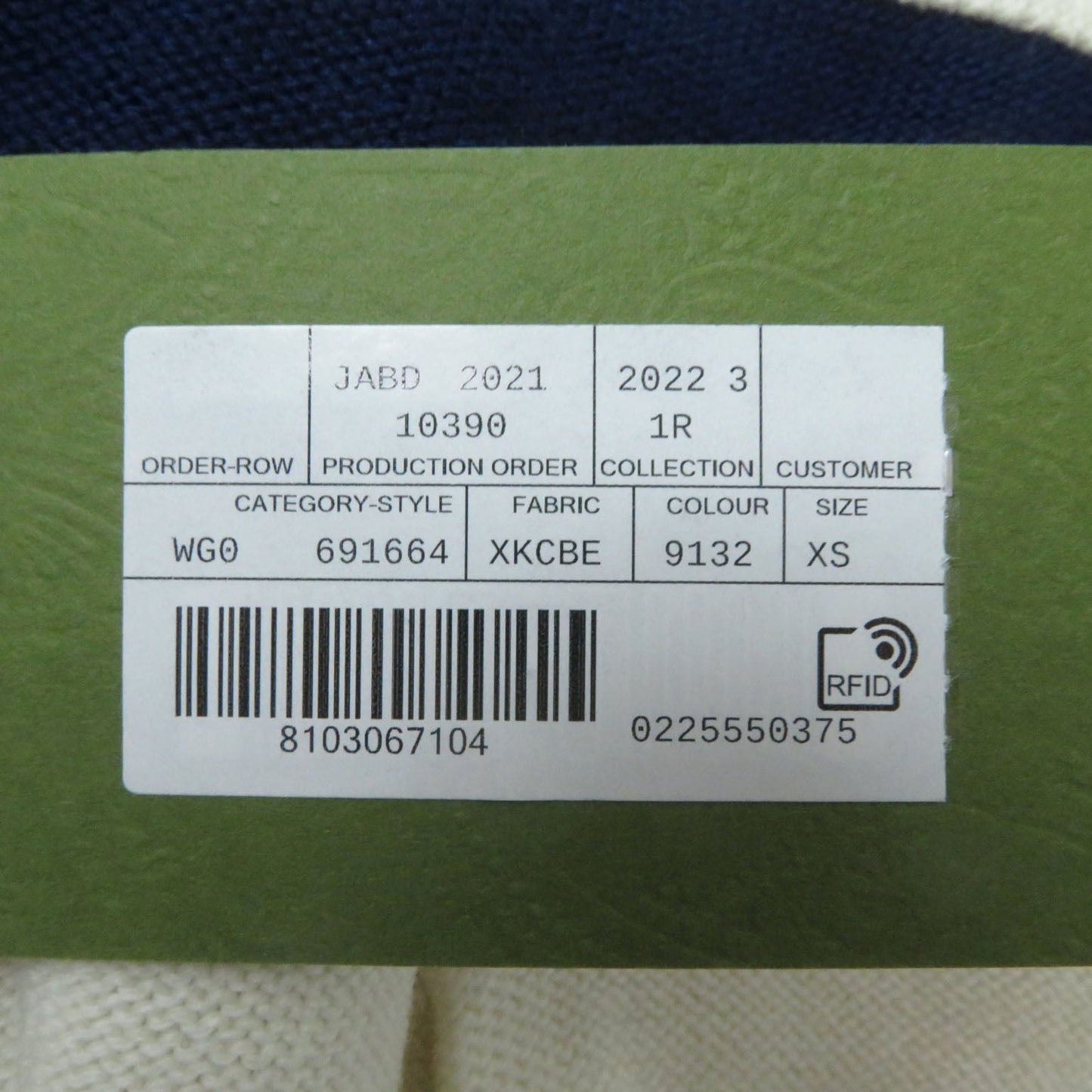 GUCCI skirt 691664 wool Ivoryx navy XS