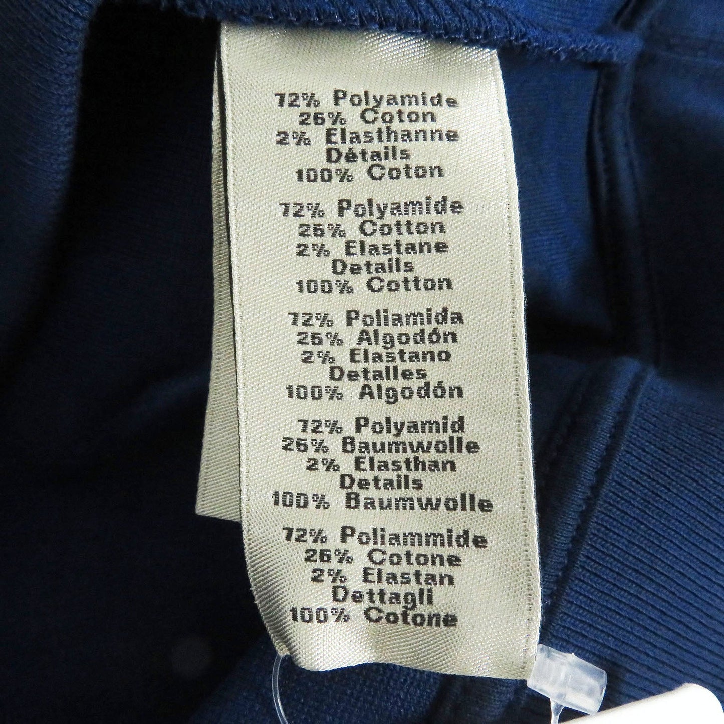 HERMES sweat polyamide Indigo blue Maillons en Boucle Aero M