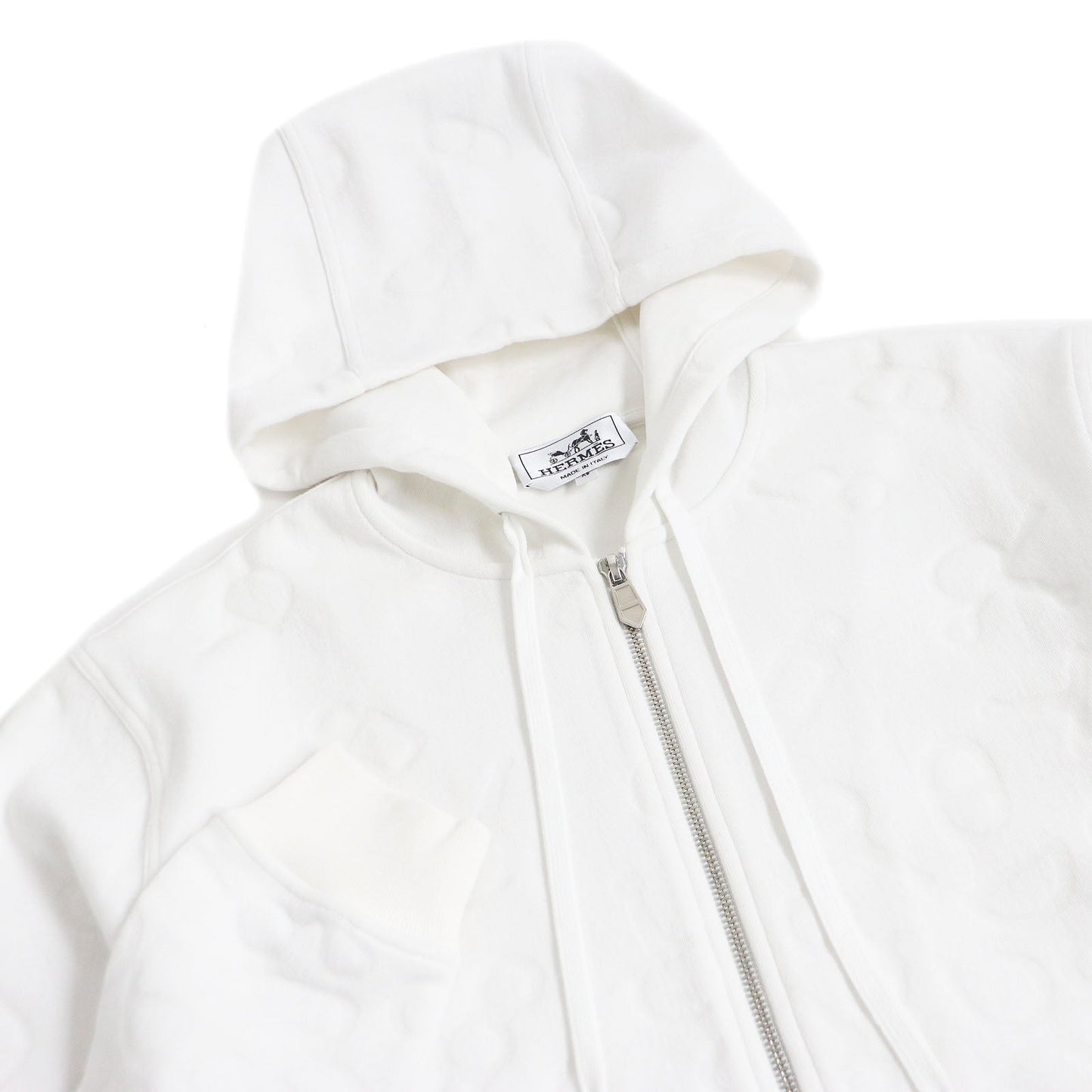 HERMES Hoodie polyamide Bron Maillons en Boucle Aero XS