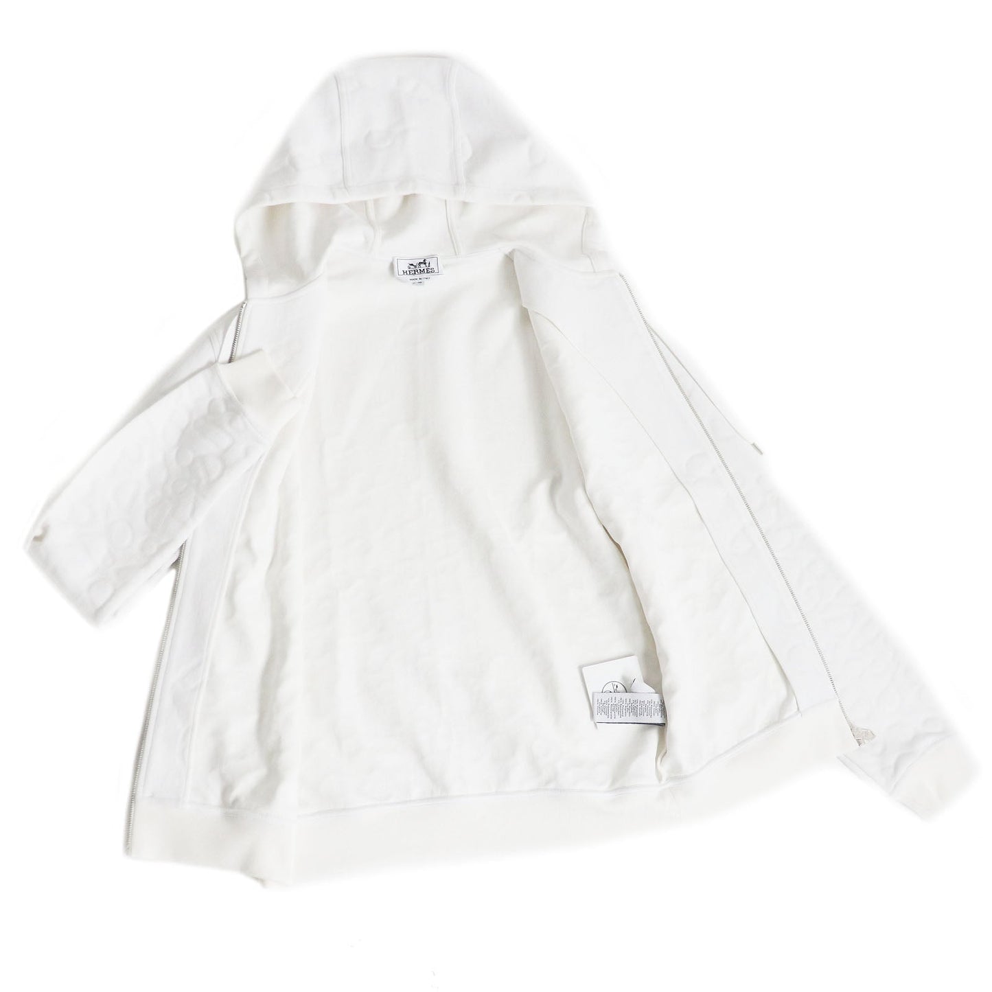 HERMES Hoodie polyamide Bron Maillons en Boucle Aero XS