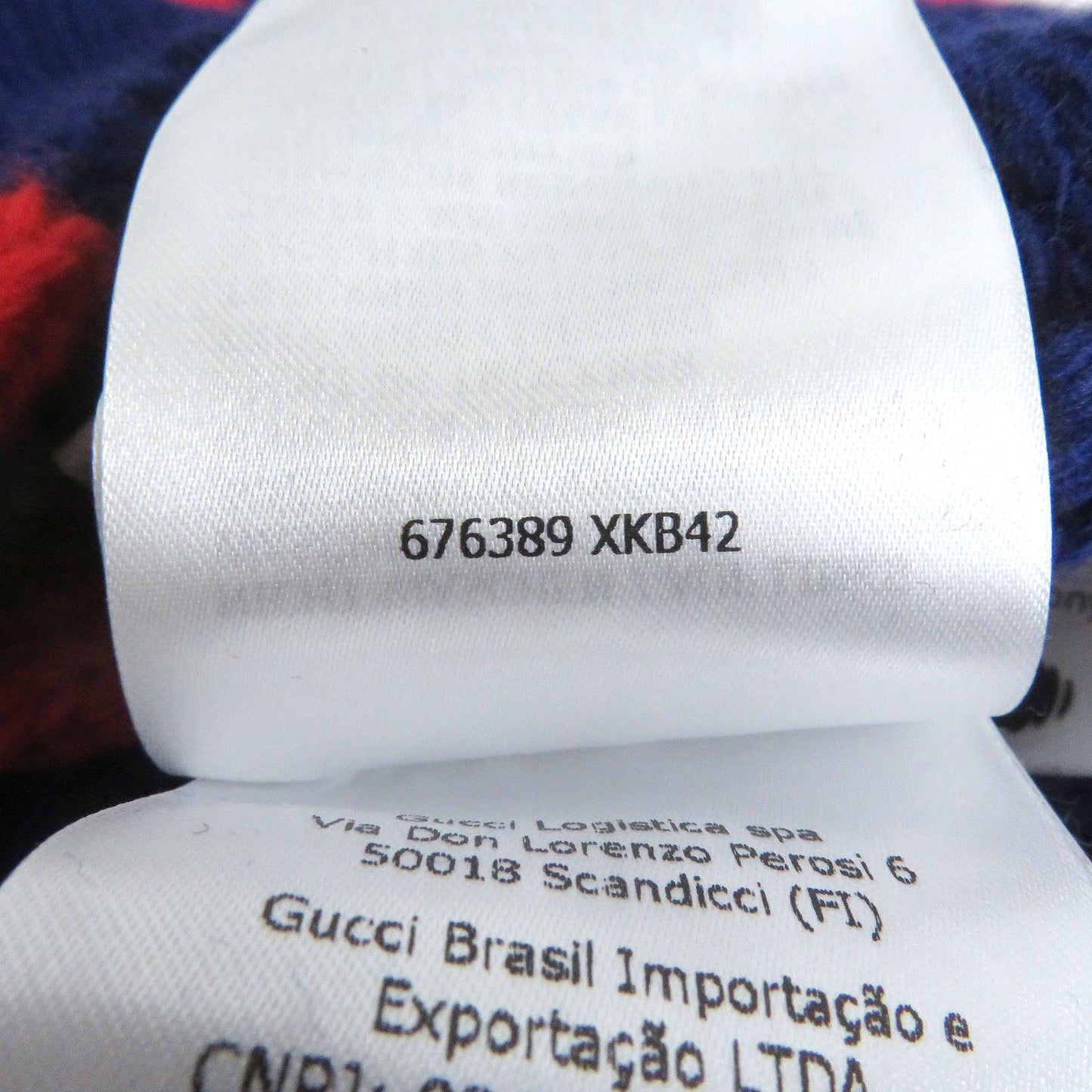 GUCCI cardigan 676389 wool blue L