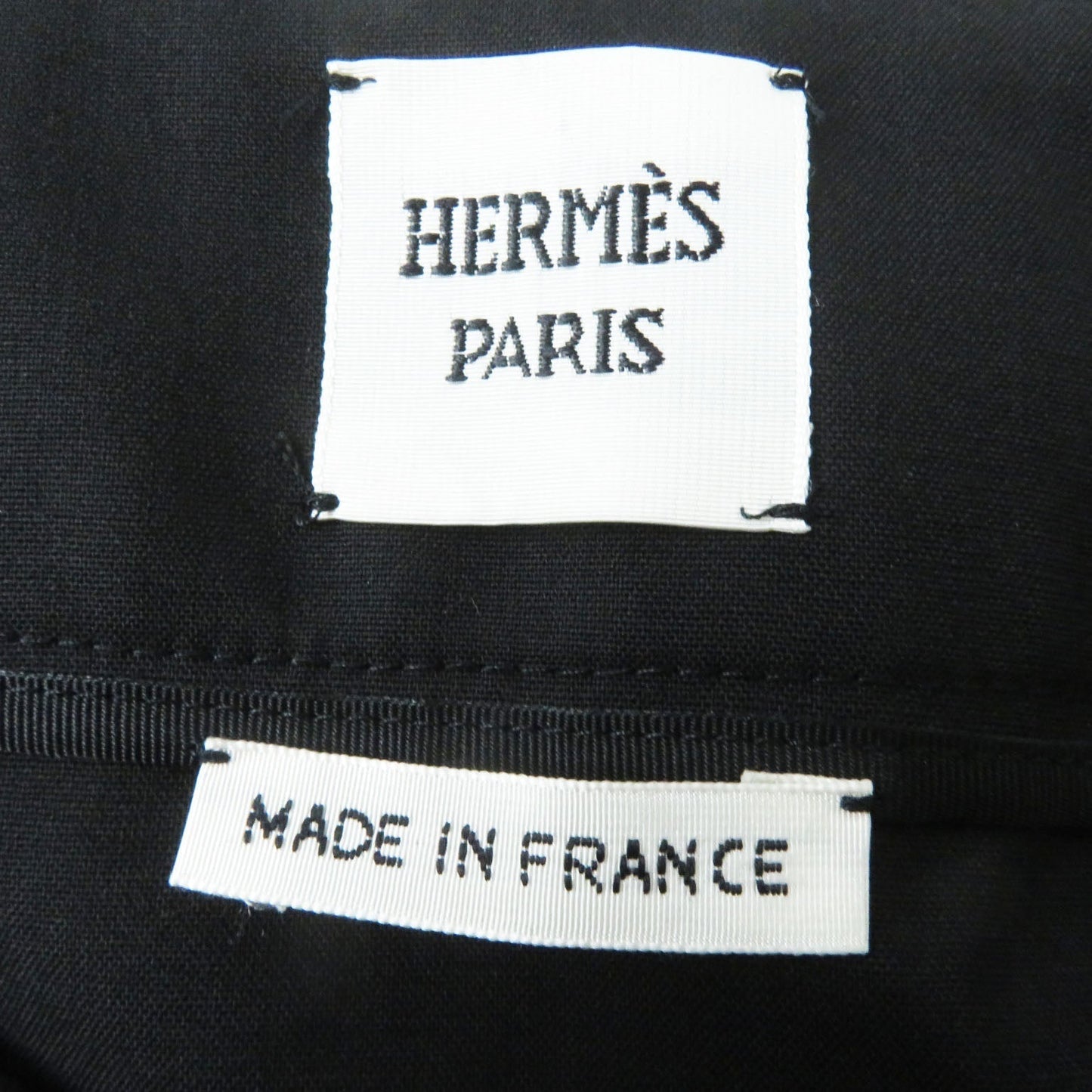 HERMES Tight Skirt wool black 34