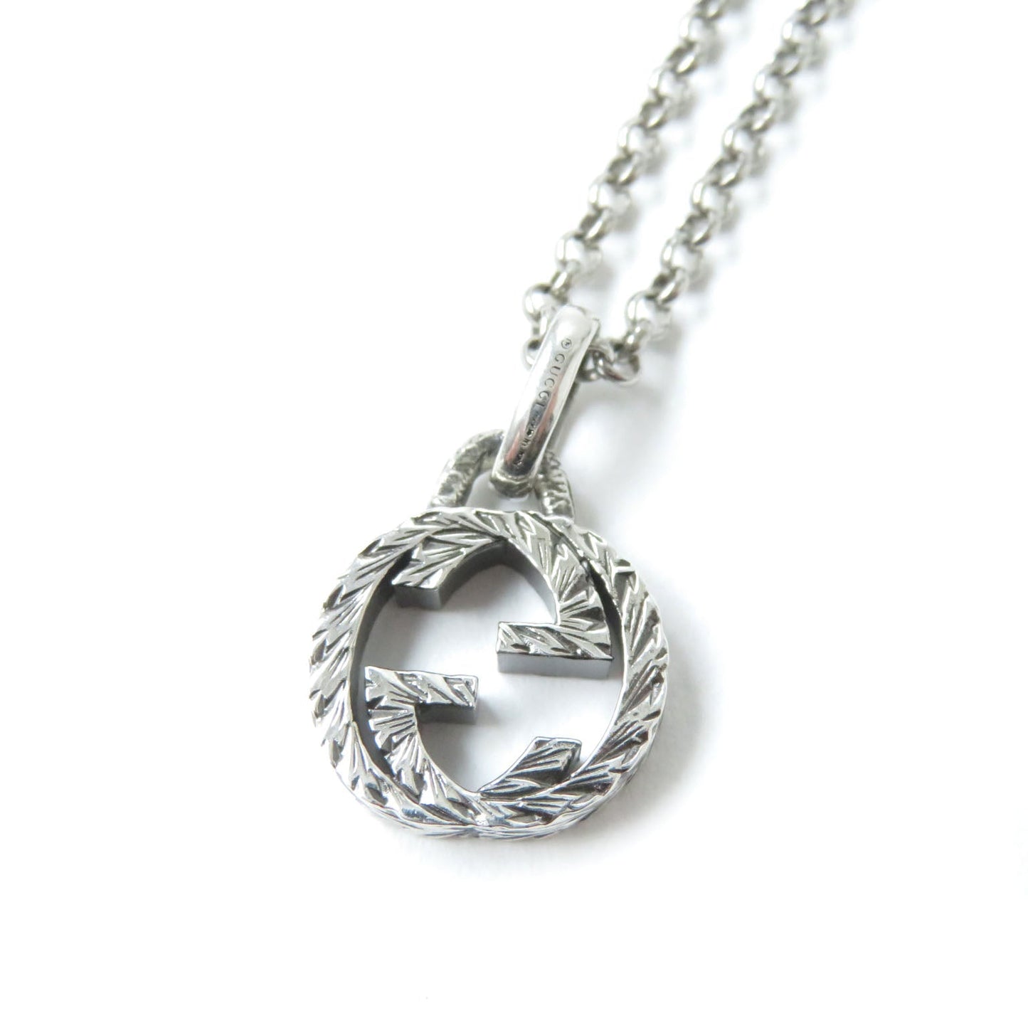 GUCCI Necklace AG925 Silver Arabesque