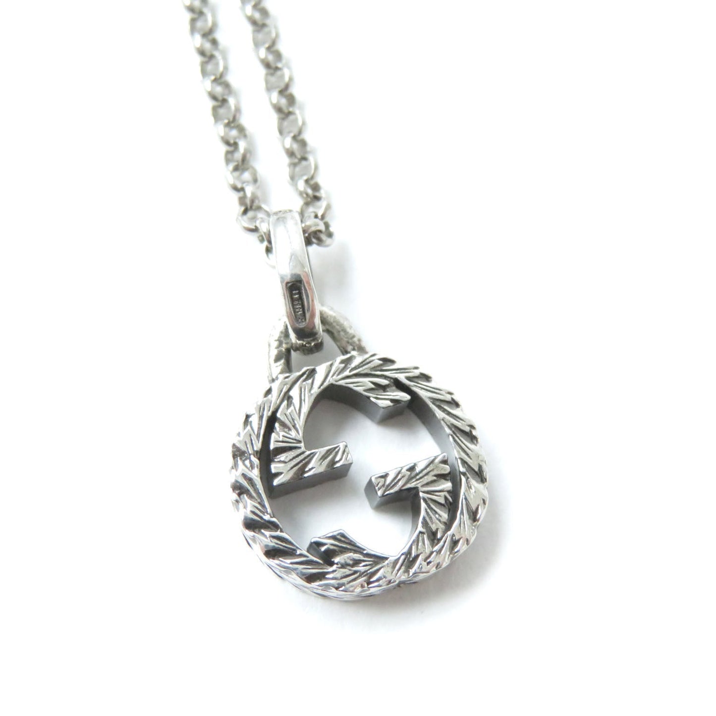 GUCCI Necklace AG925 Silver Arabesque