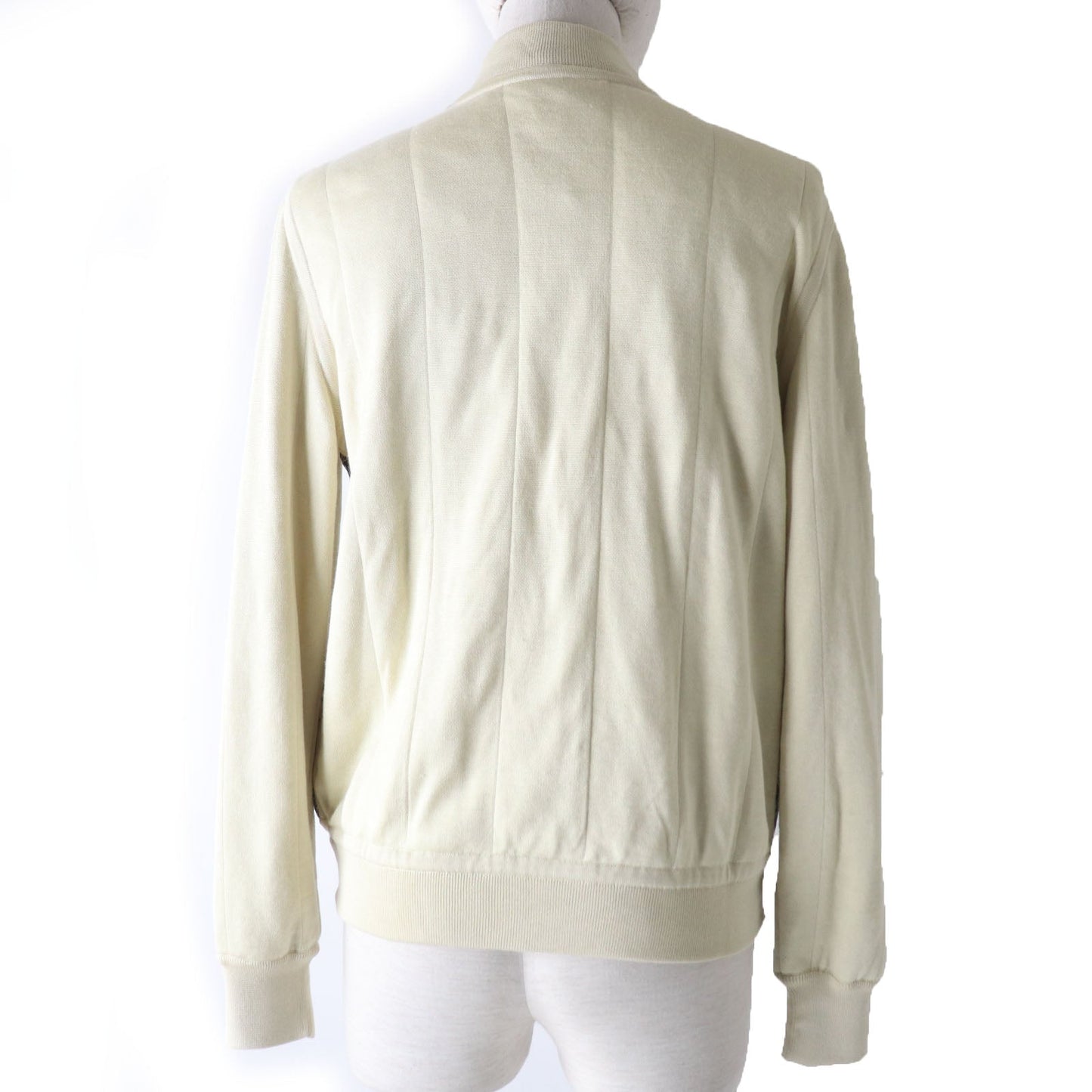 HERMES Nylon jacket silk beige 34