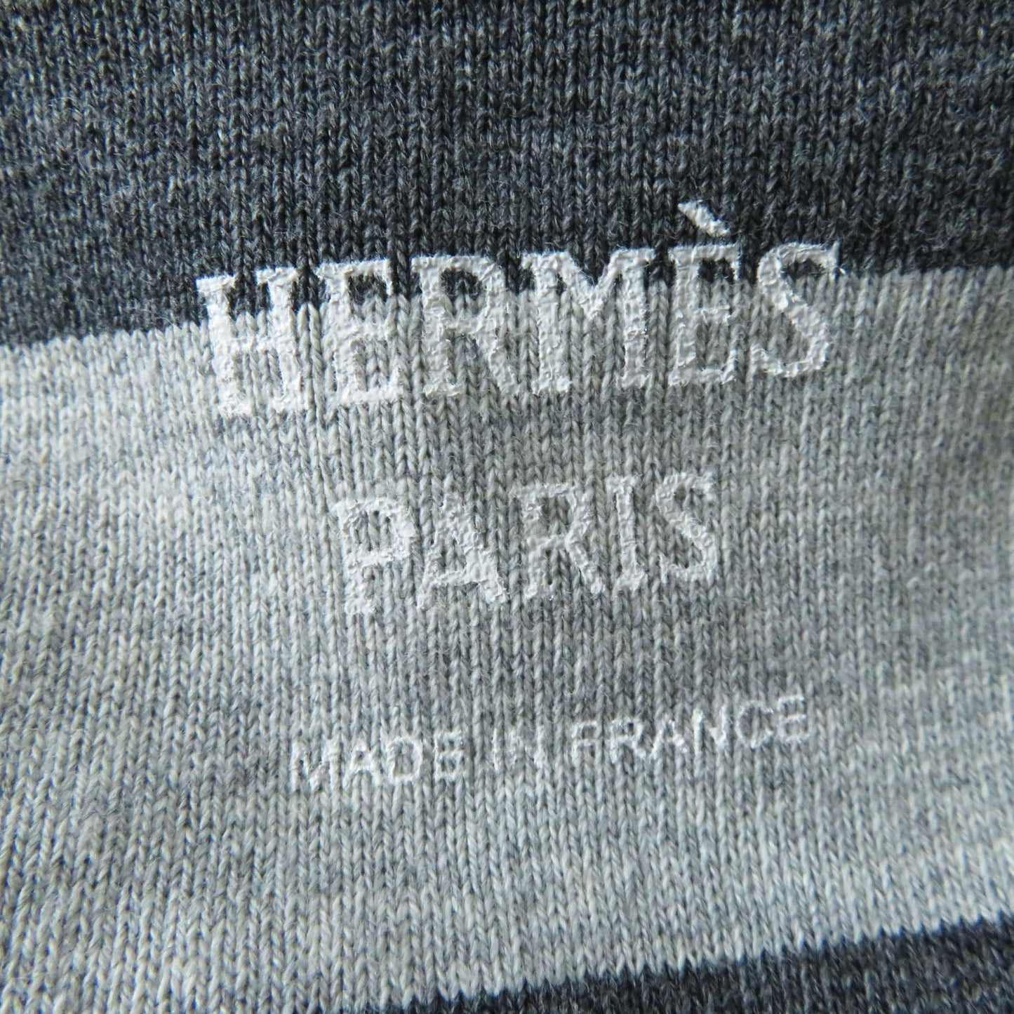 HERMES one piece cotton Gray Border Pattern L'Instruction du Roy 34