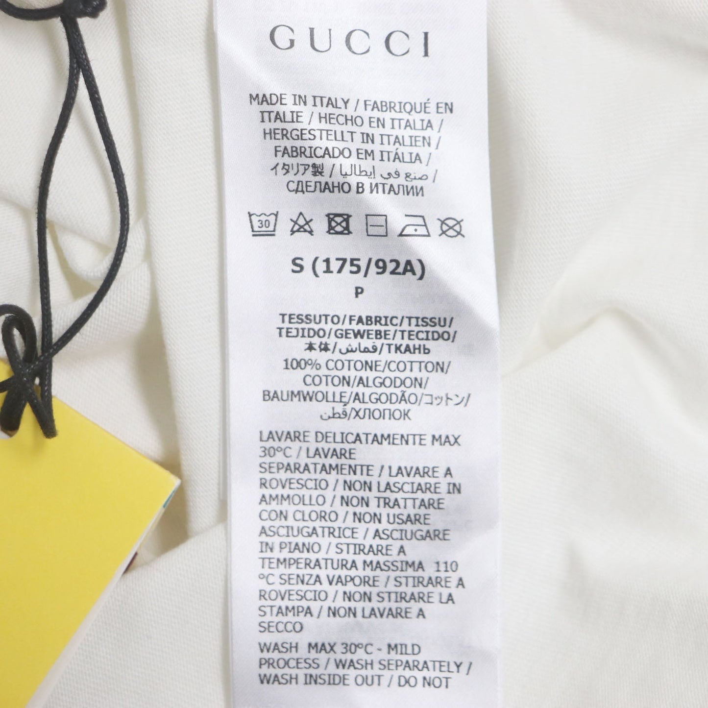 GUCCI Short sleeve T-shirt 548334 cotton white S