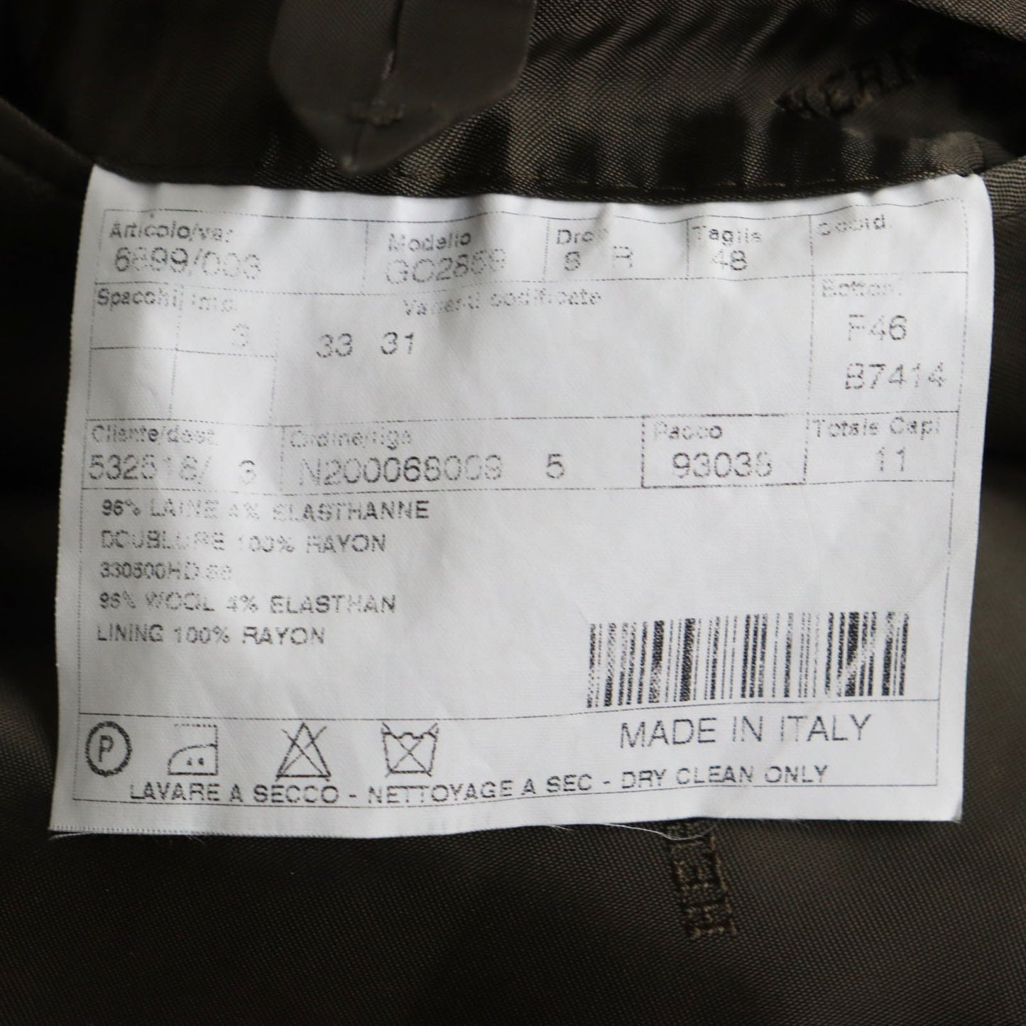 HERMES Chester coat wool Gray type 48