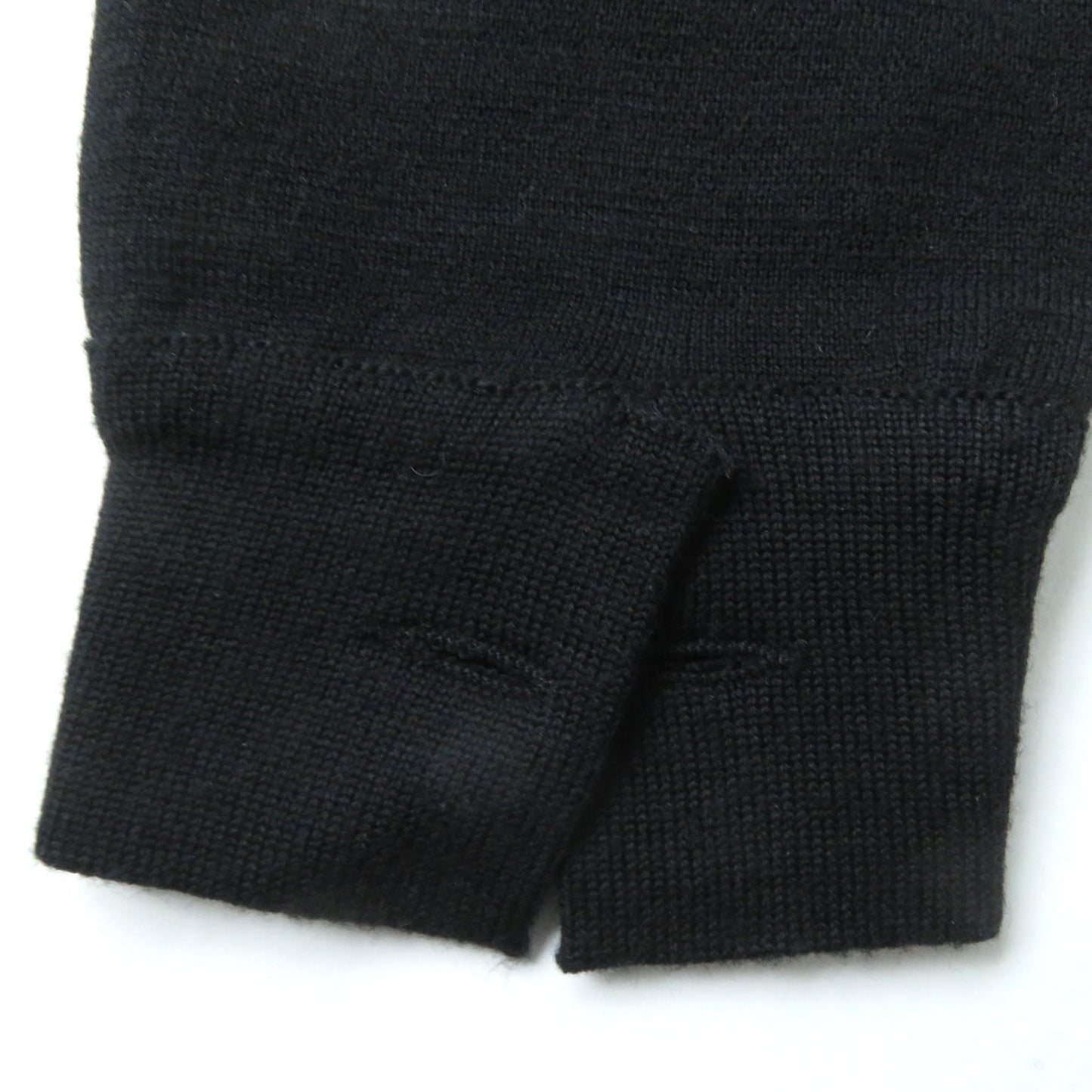 HERMES cardigan wool black S