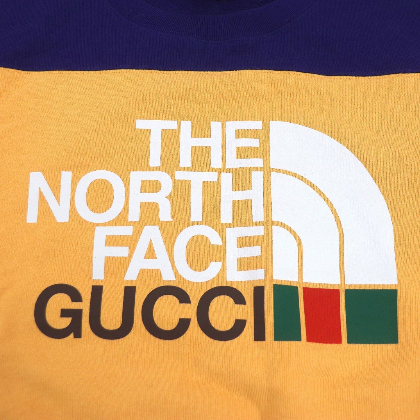 GUCCI sweat 671449 cotton Navy orange M (175/96A)