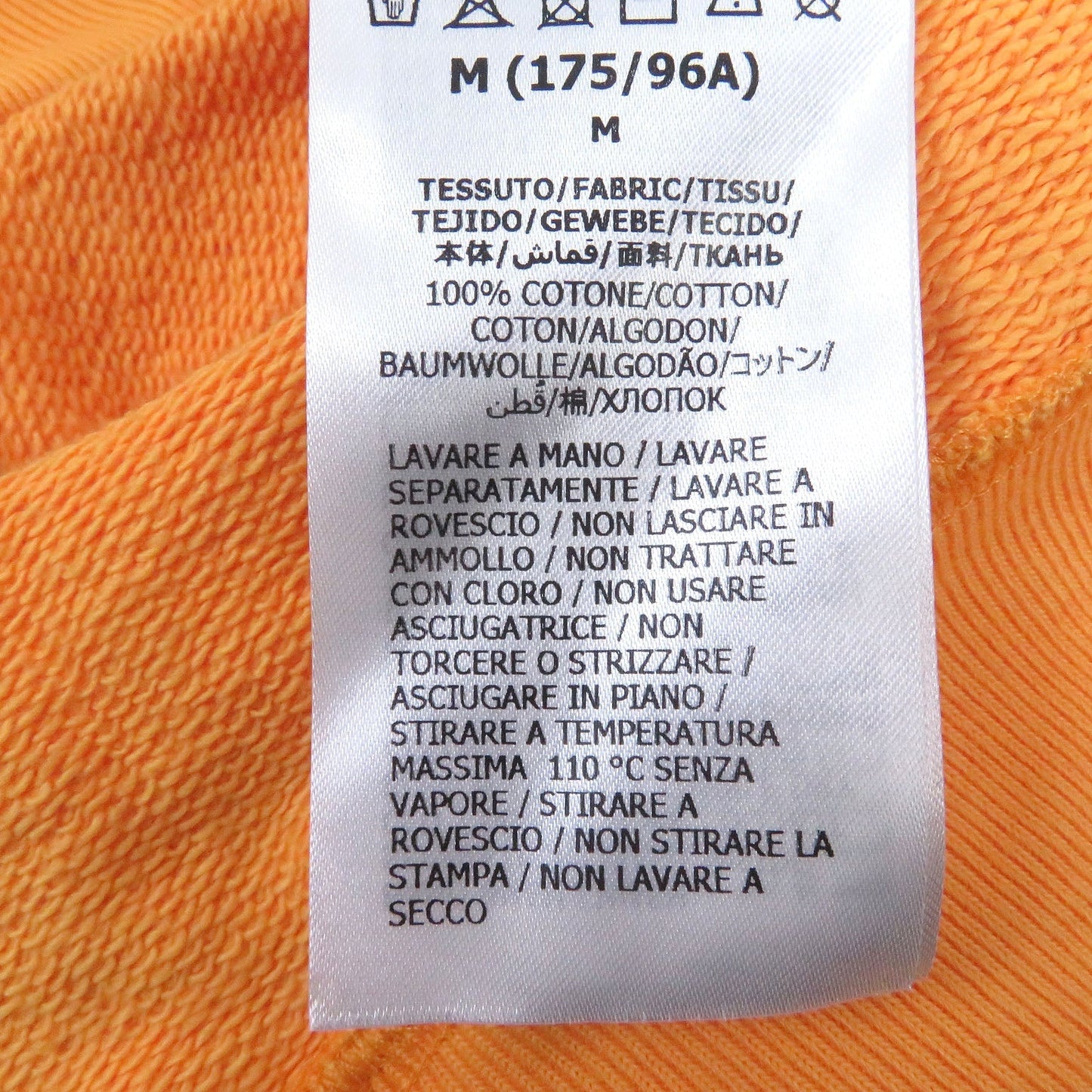 GUCCI sweat 671449 cotton Navy orange M (175/96A)