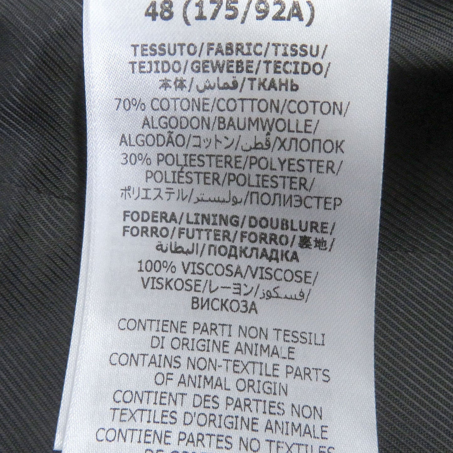 GUCCI tailored jacket 676014 Outer: 70% cotton, Outer: 30% polyester, Lining: 100% rayon black The Hacker Jumbo GG Jacket mens 48 Used