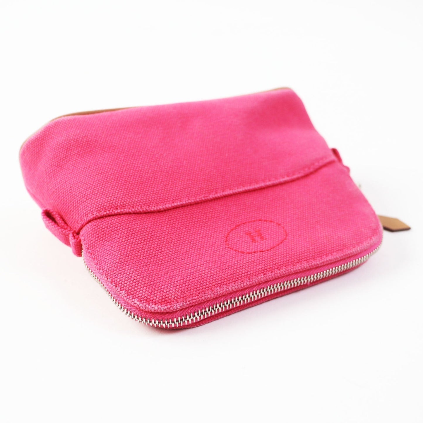 HERMES Cosmetics Pouch cotton hibiscus Boride pouch mini mini