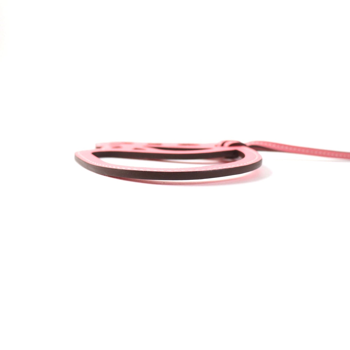 HERMES Bag charm Vaux Swift Rose azare Paddock schbar