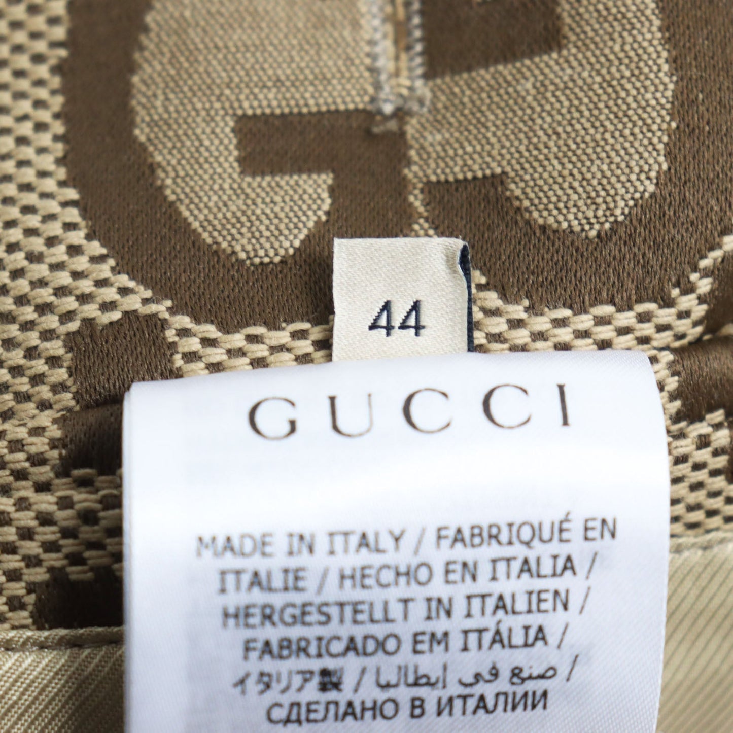 GUCCI Blouson 680812 cotton Beige brown 44
