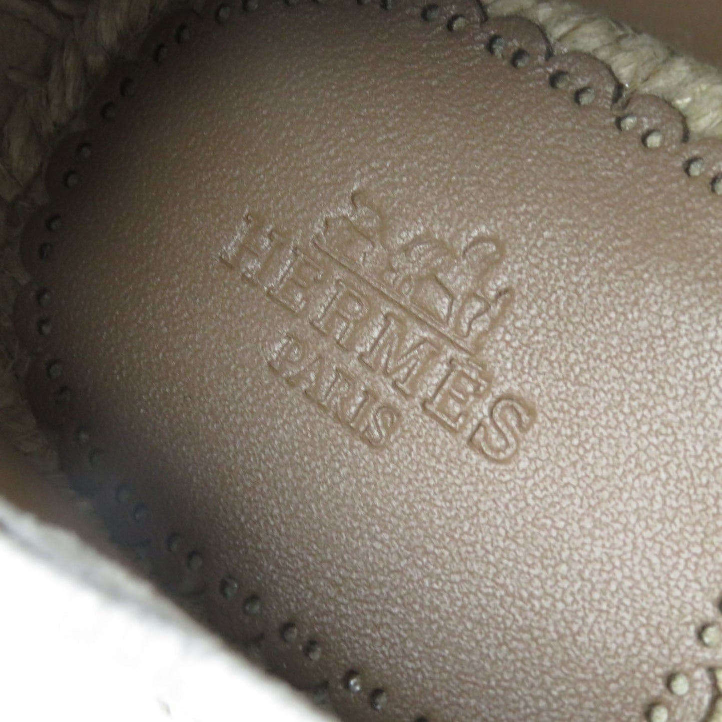 HERMES Leather shoes leather white Guapa 36