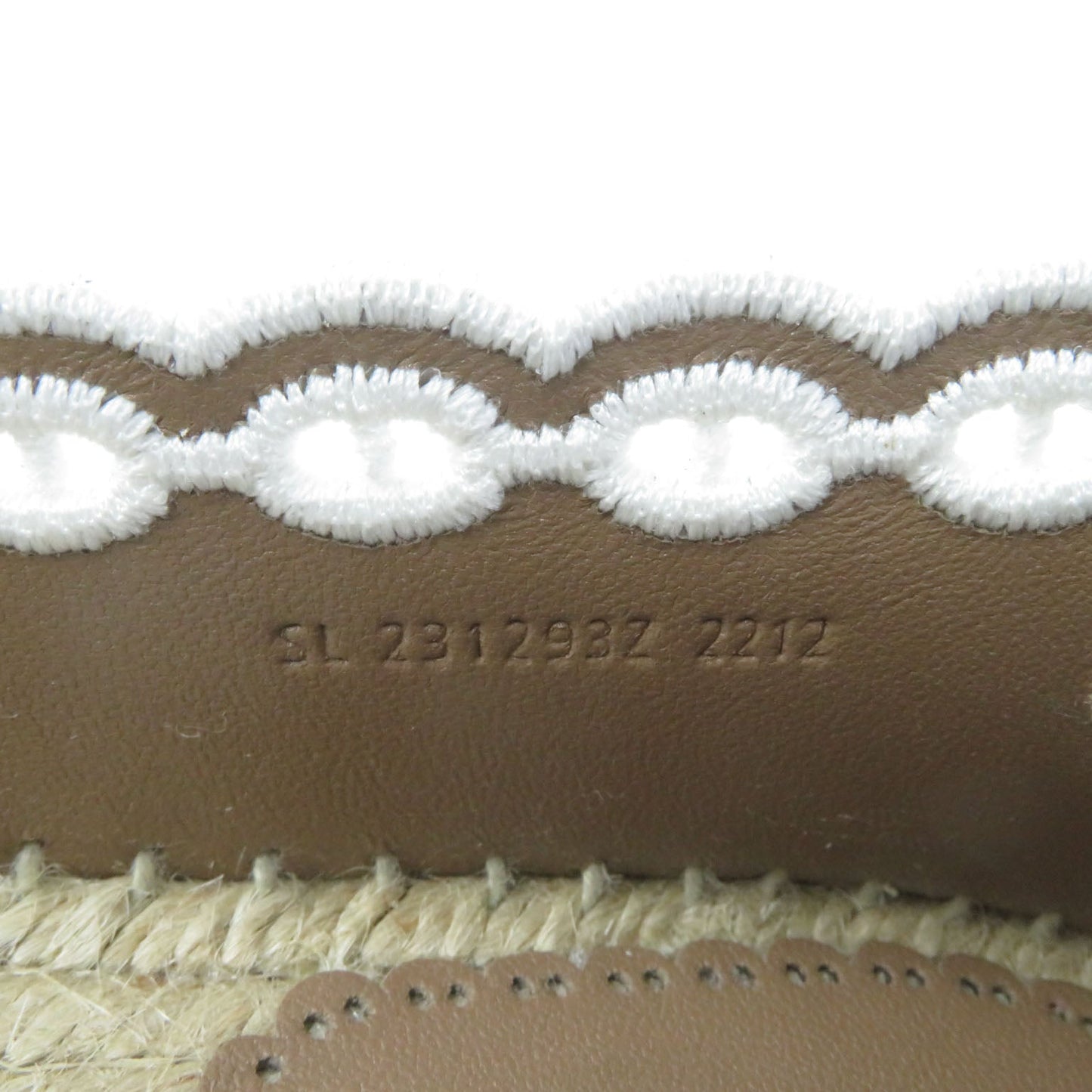 HERMES Leather shoes leather white Guapa 36