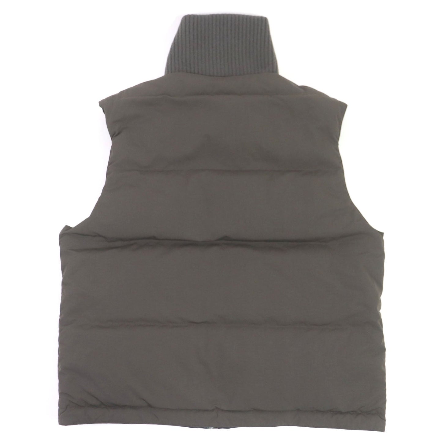HERMES Down vest Nylon Brown type 50