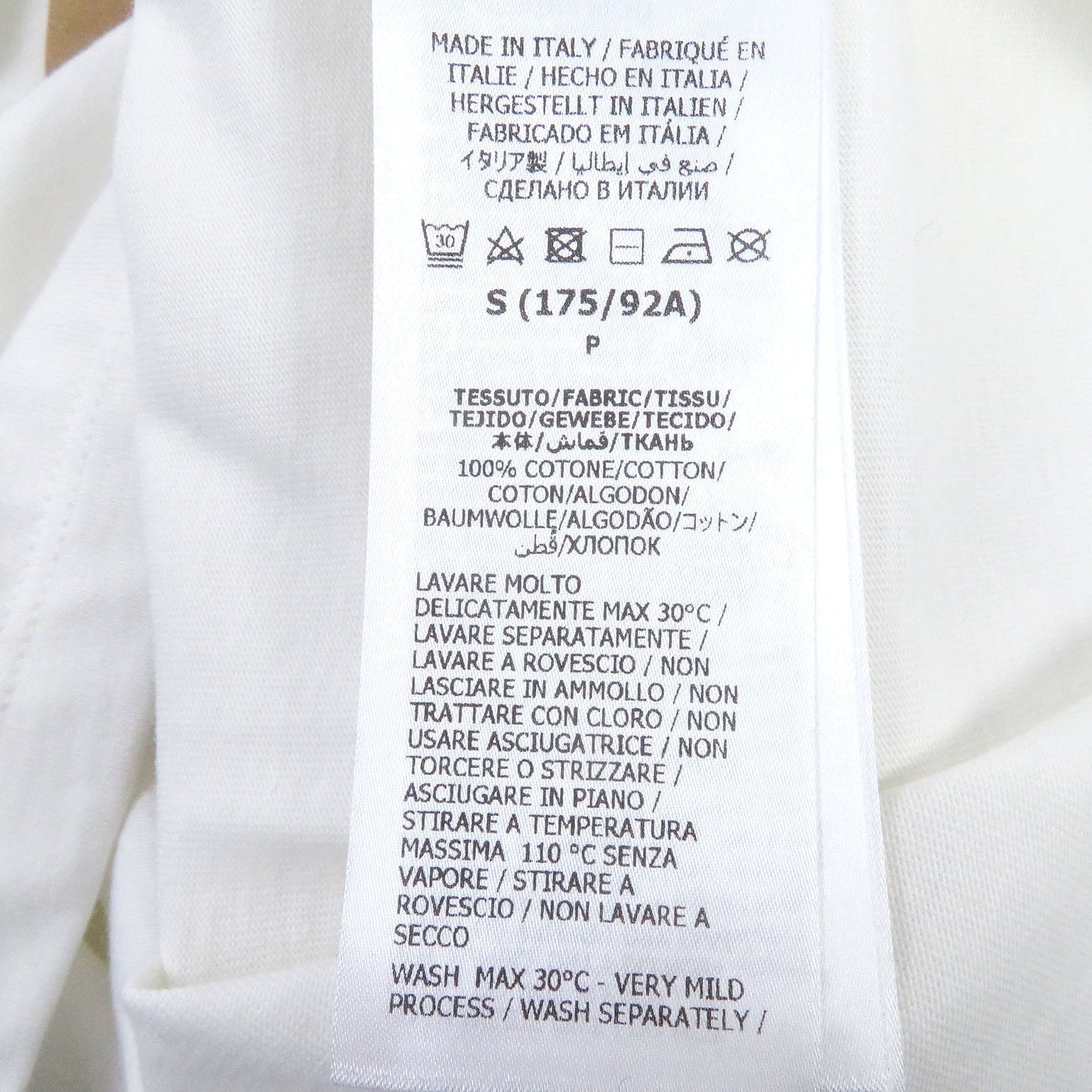 GUCCI Short sleeve T-shirt 548334 cotton white S (170/92A)