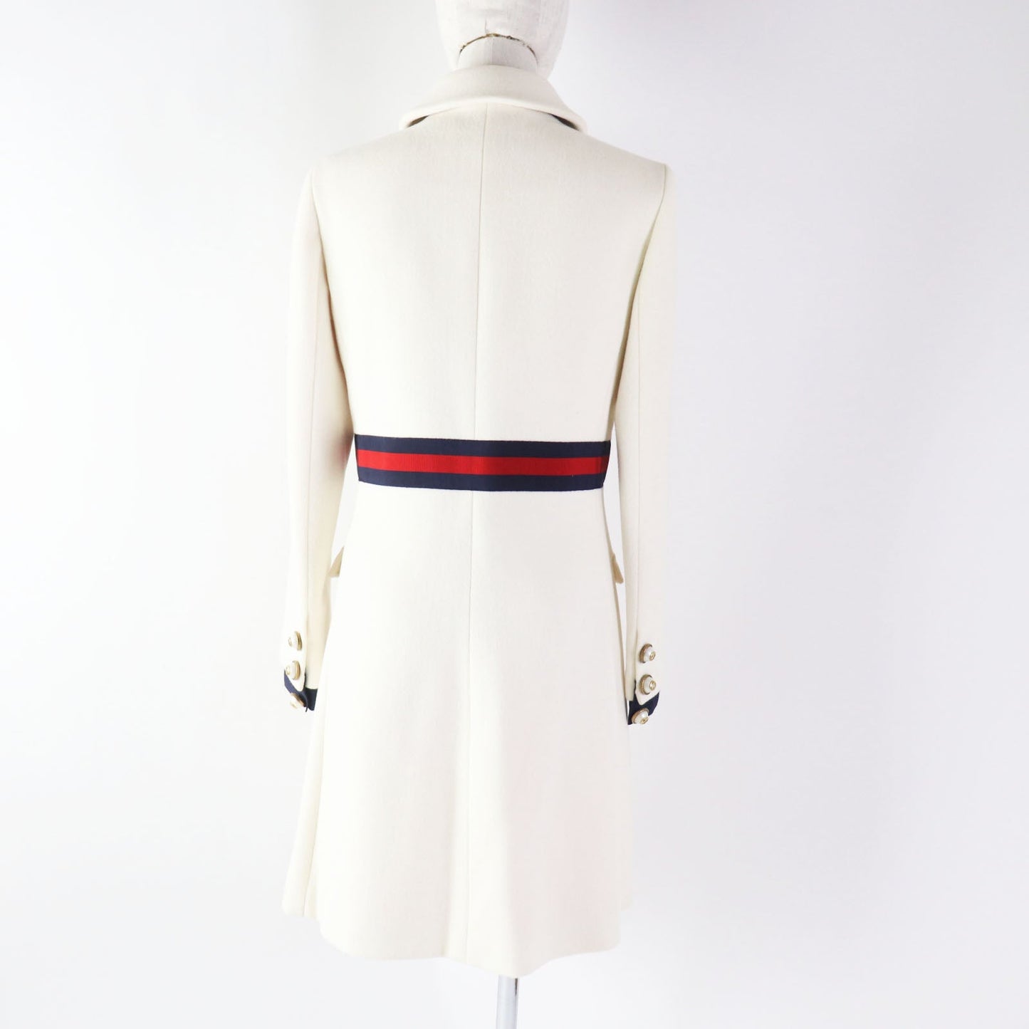 GUCCI coat 448610 wool white 40