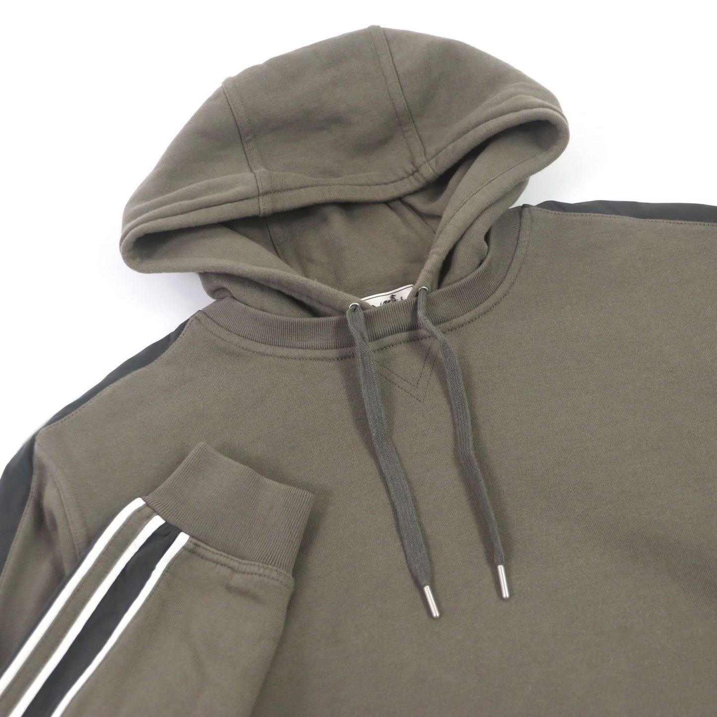 HERMES Hoodie cotton charcoal S
