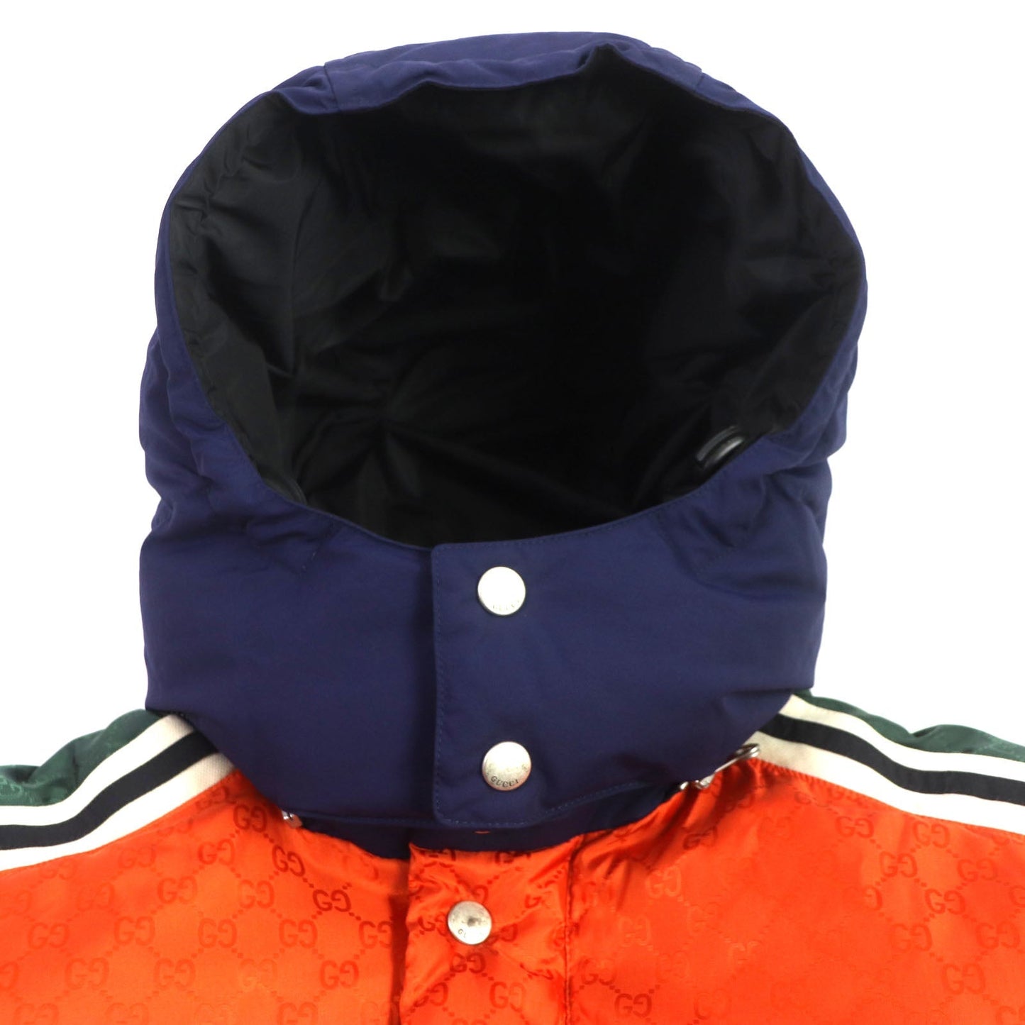 GUCCI Down jacket 598728 nylon Orange navy mens 46 Used