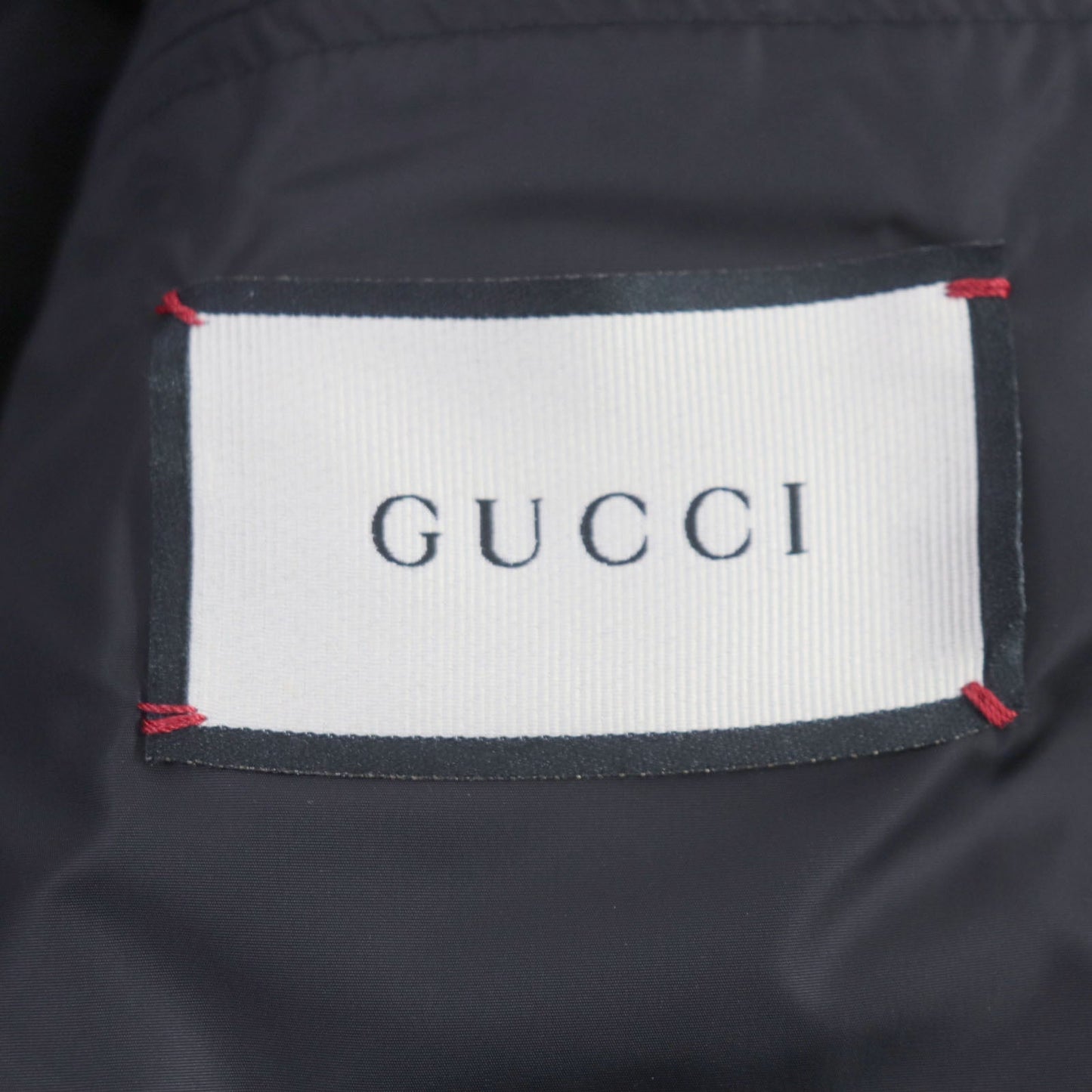 GUCCI Down jacket 598728 nylon Orange navy mens 46 Used