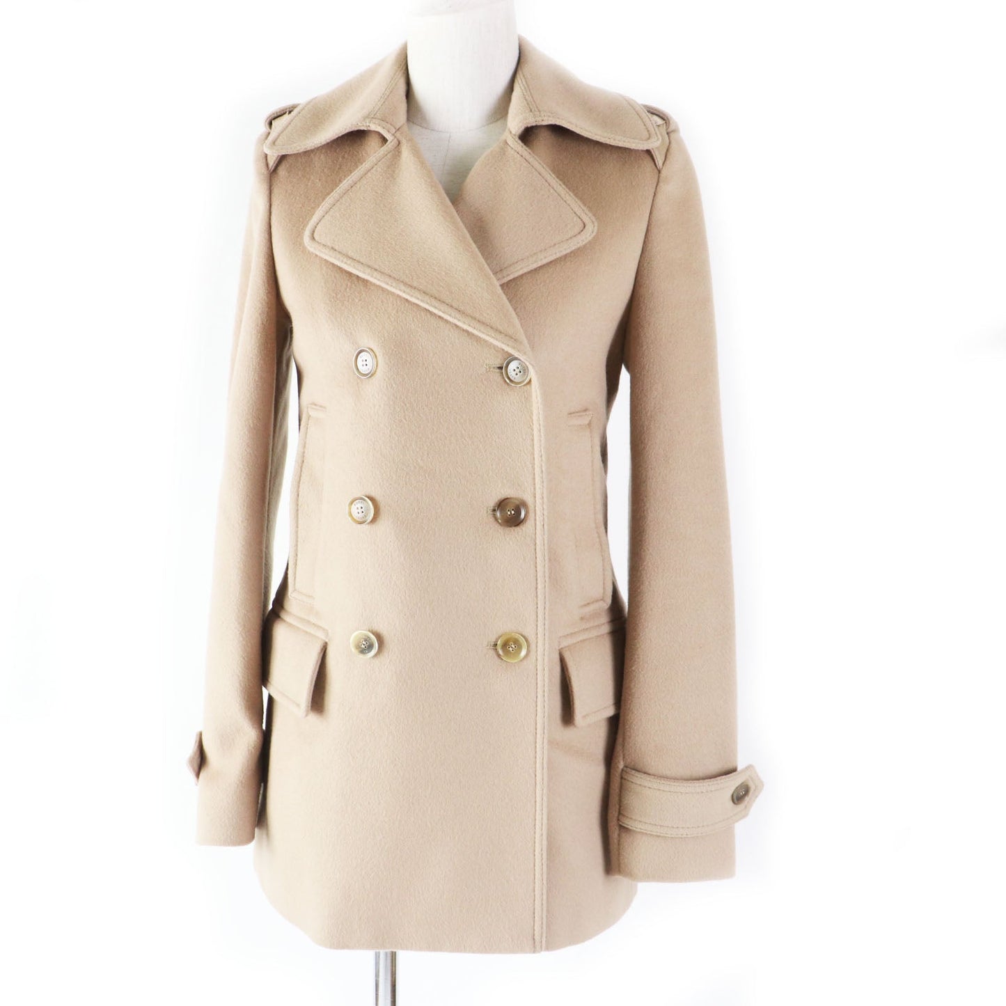 GUCCI coat 325072 wool beige 36