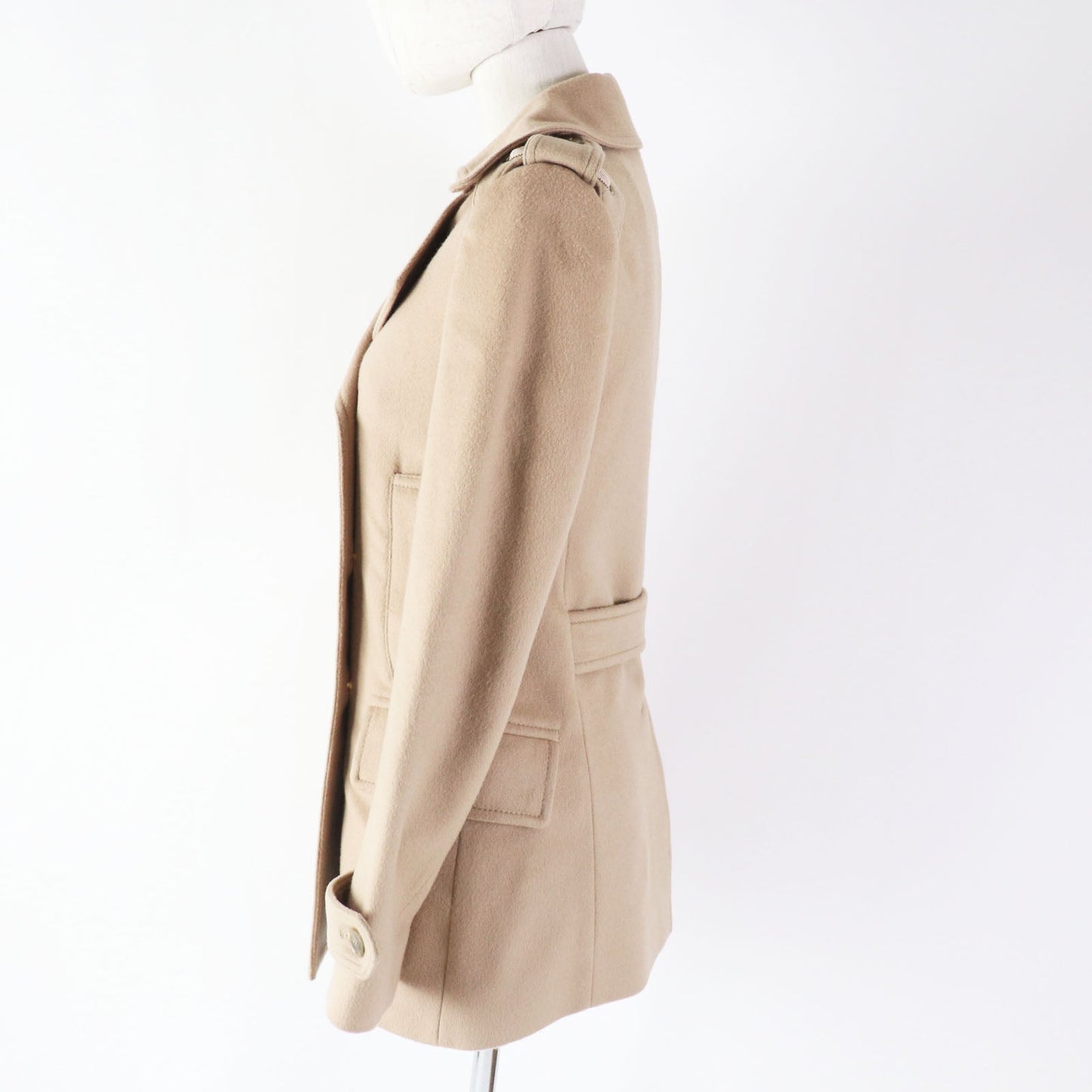 GUCCI coat 325072 wool beige 36