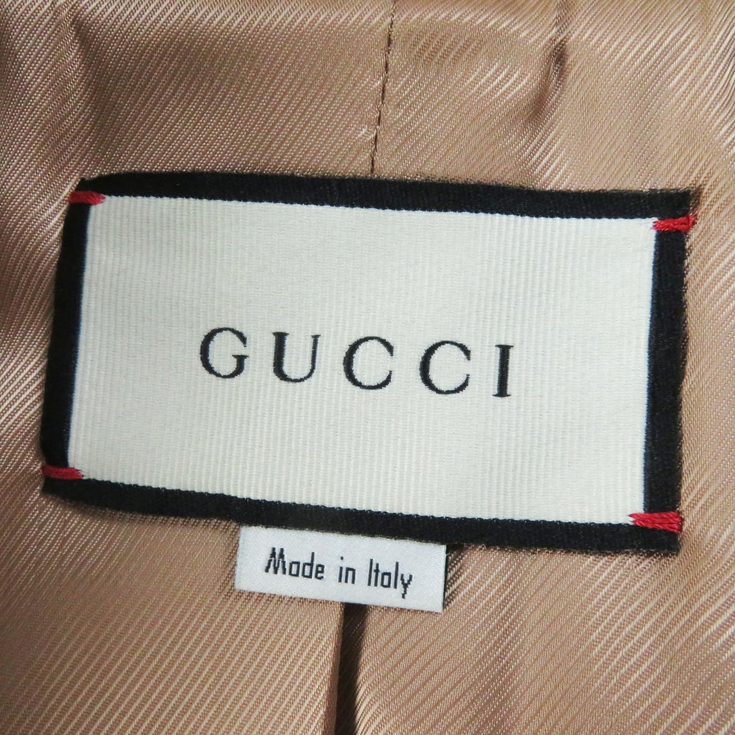 GUCCI coat 325072 wool beige 36