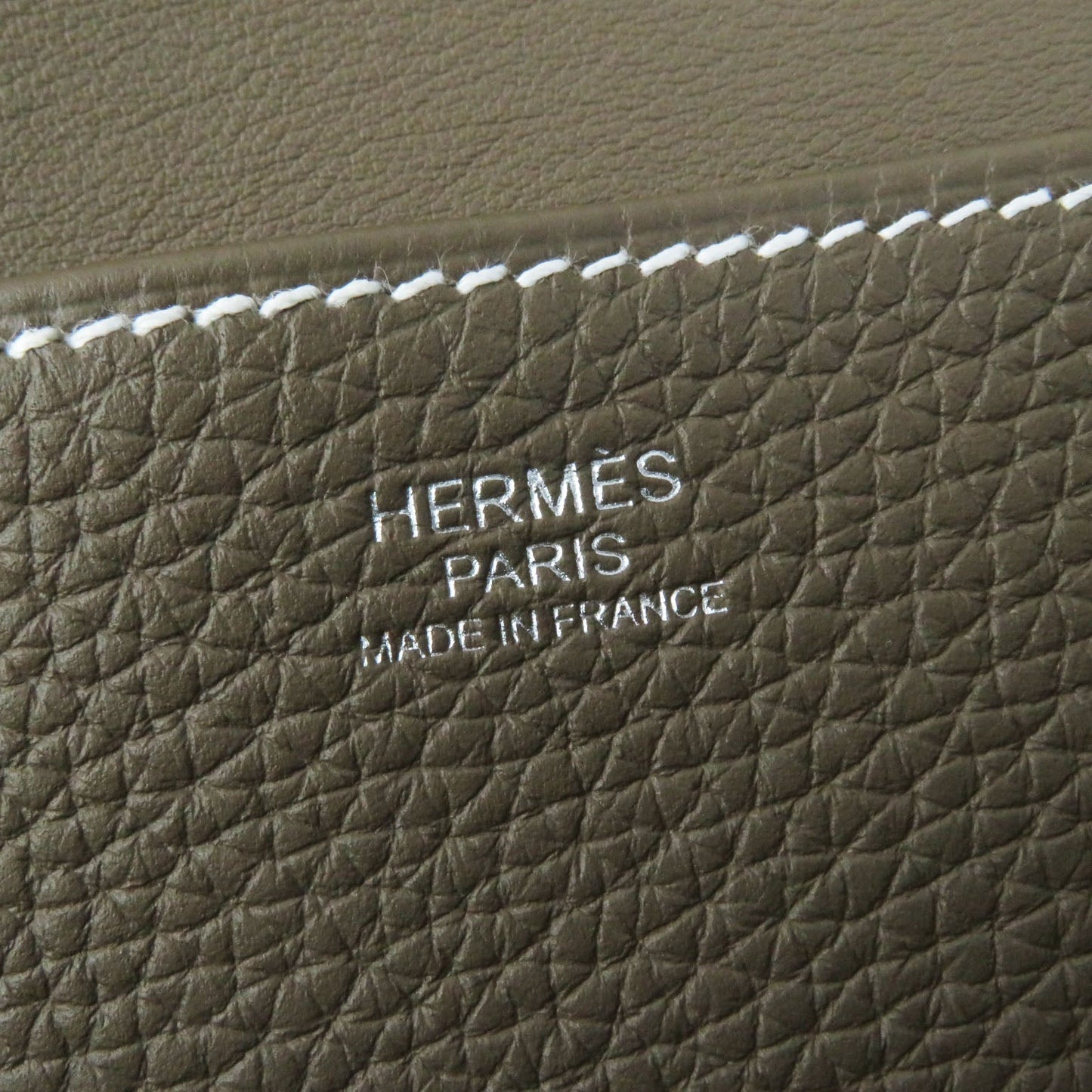 HERMES Shoulder Bag Taurillon Clemence Etope Arzan 31 Women Used