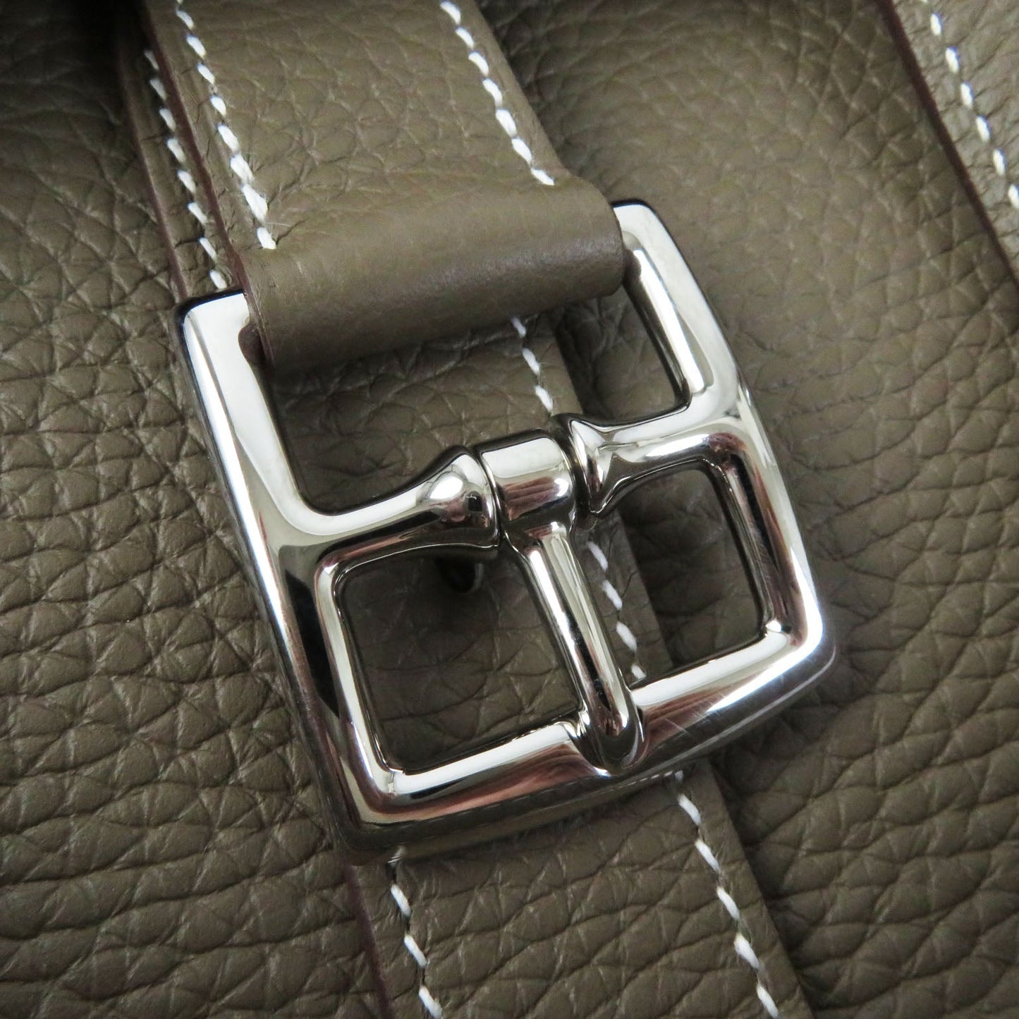 HERMES Shoulder Bag Taurillon Clemence Etope Arzan 31 Women Used