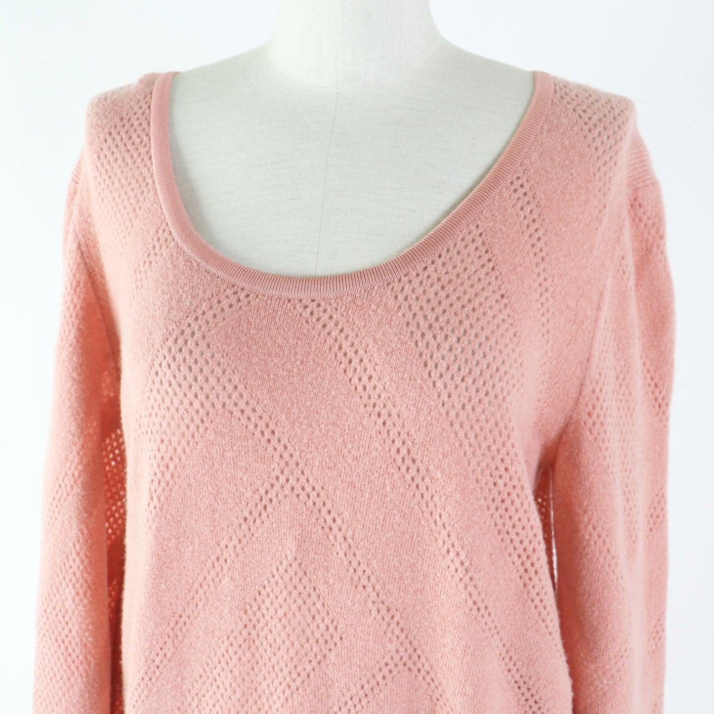HERMES knit 2H2618DC wool pink 42
