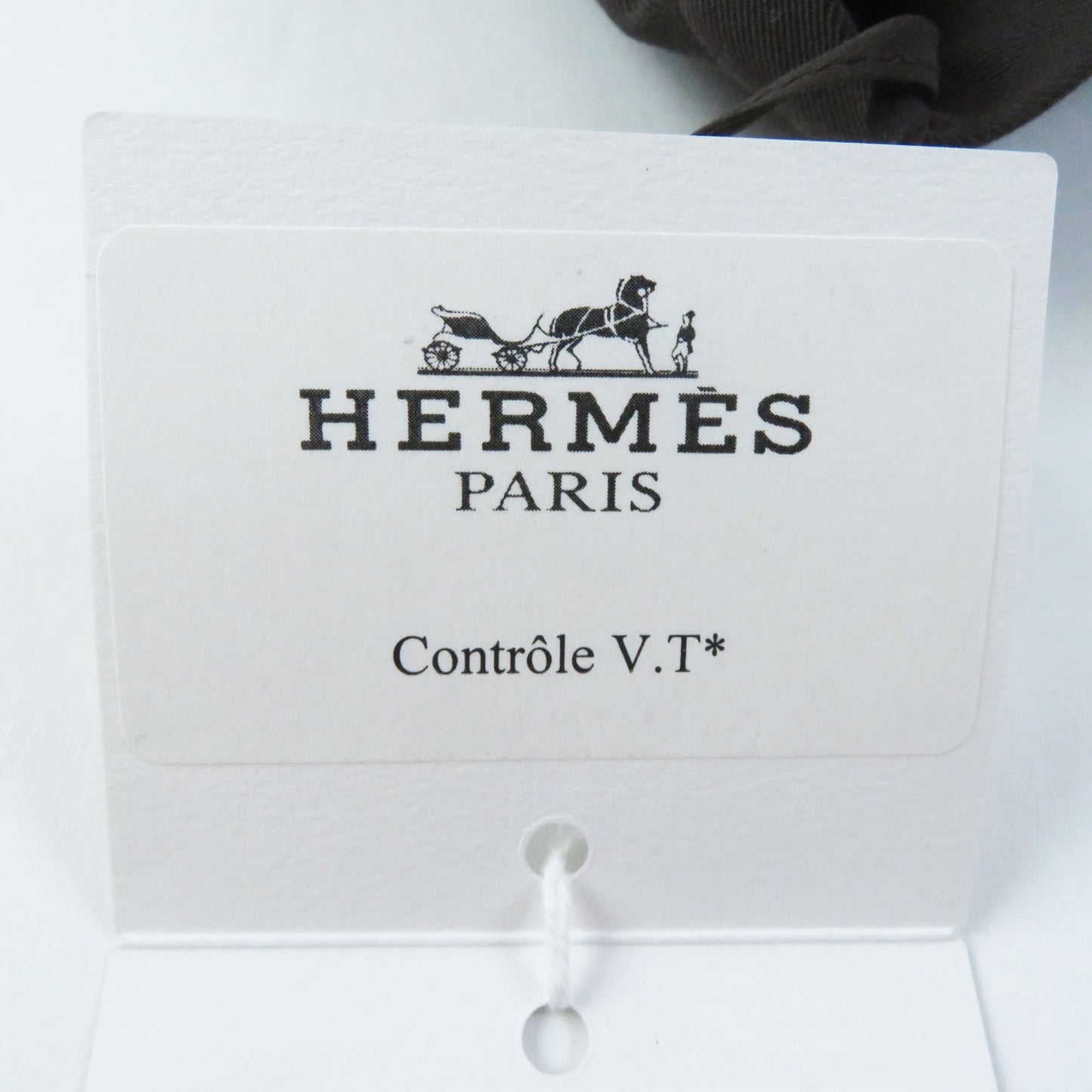 HERMES Tight Skirt wool Brown 42
