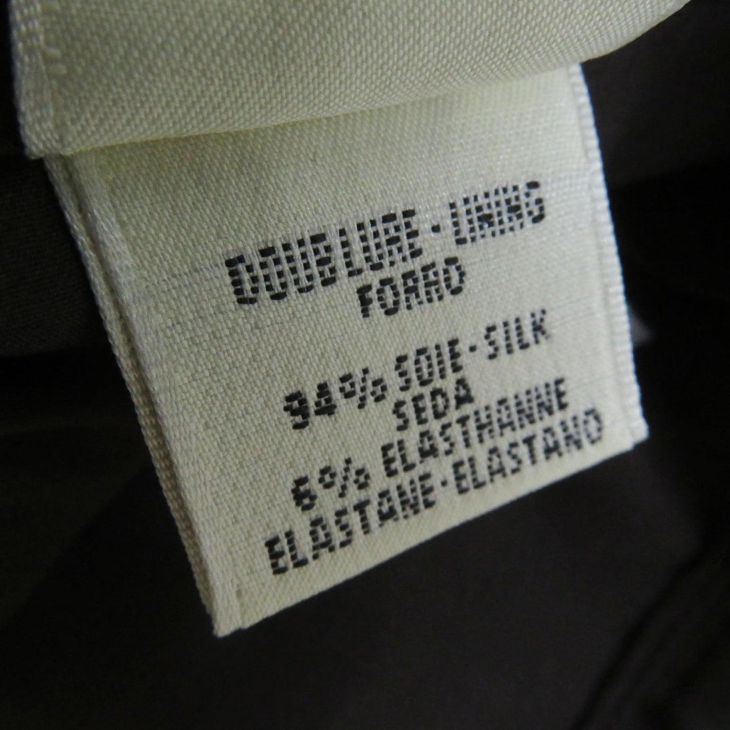 HERMES Tight Skirt wool Brown 42