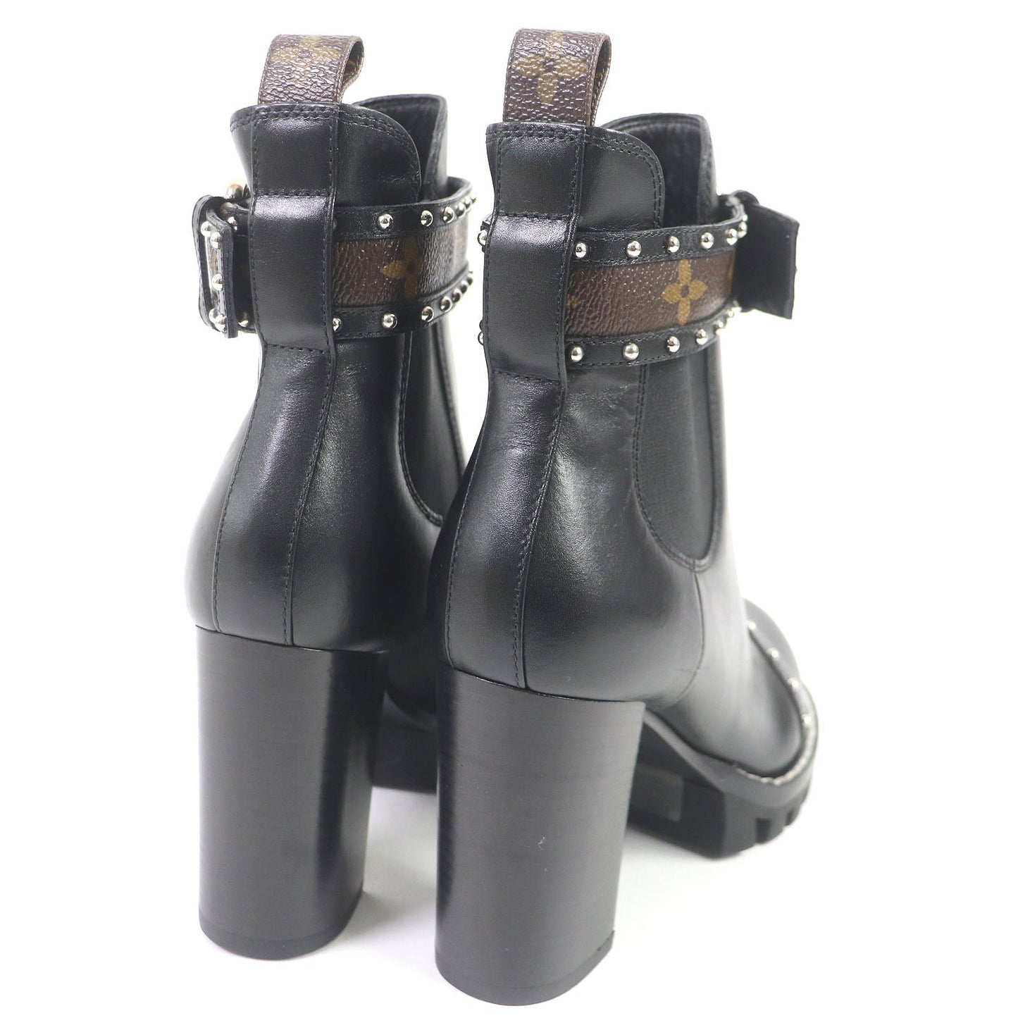 LOUIS VUITTON Ankle boots Main: Leather black Star trail line Women 36 Used