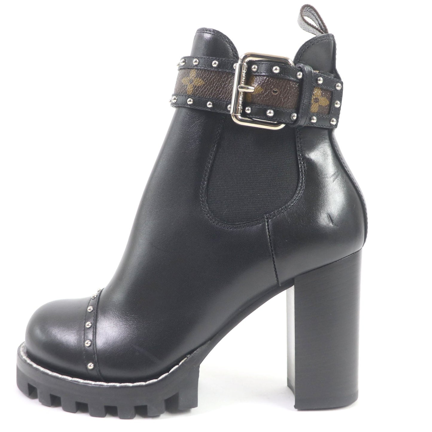 LOUIS VUITTON Ankle boots Main: Leather black Star trail line Women 36 Used