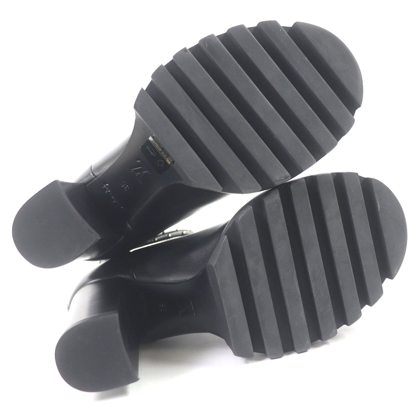 LOUIS VUITTON Ankle boots Main: Leather black Star trail line Women 36 Used