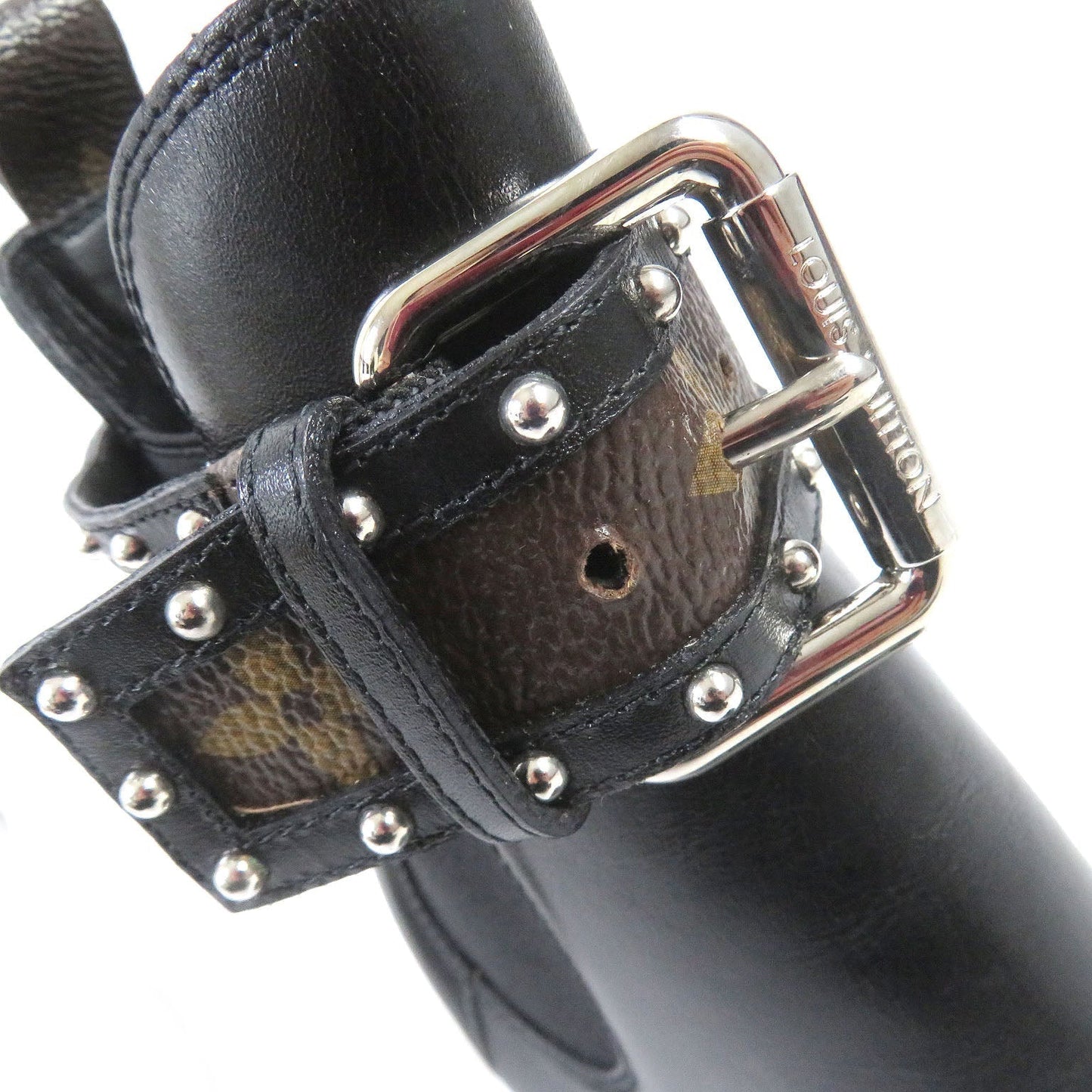 LOUIS VUITTON Ankle boots Main: Leather black Star trail line Women 36 Used