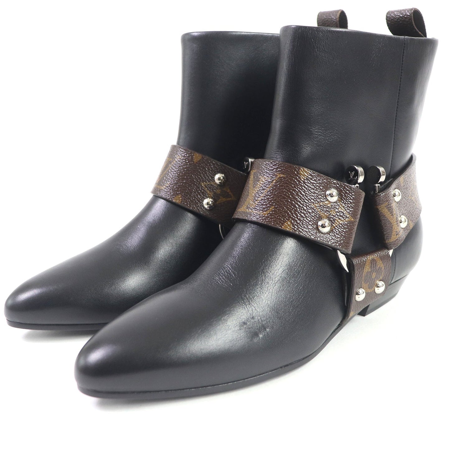 LOUIS VUITTON Ankle boots Main: Leather black Rhapsody line Women 36 Used