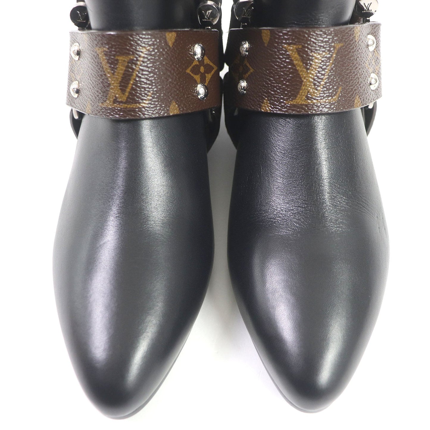 LOUIS VUITTON Ankle boots Main: Leather black Rhapsody line Women 36 Used