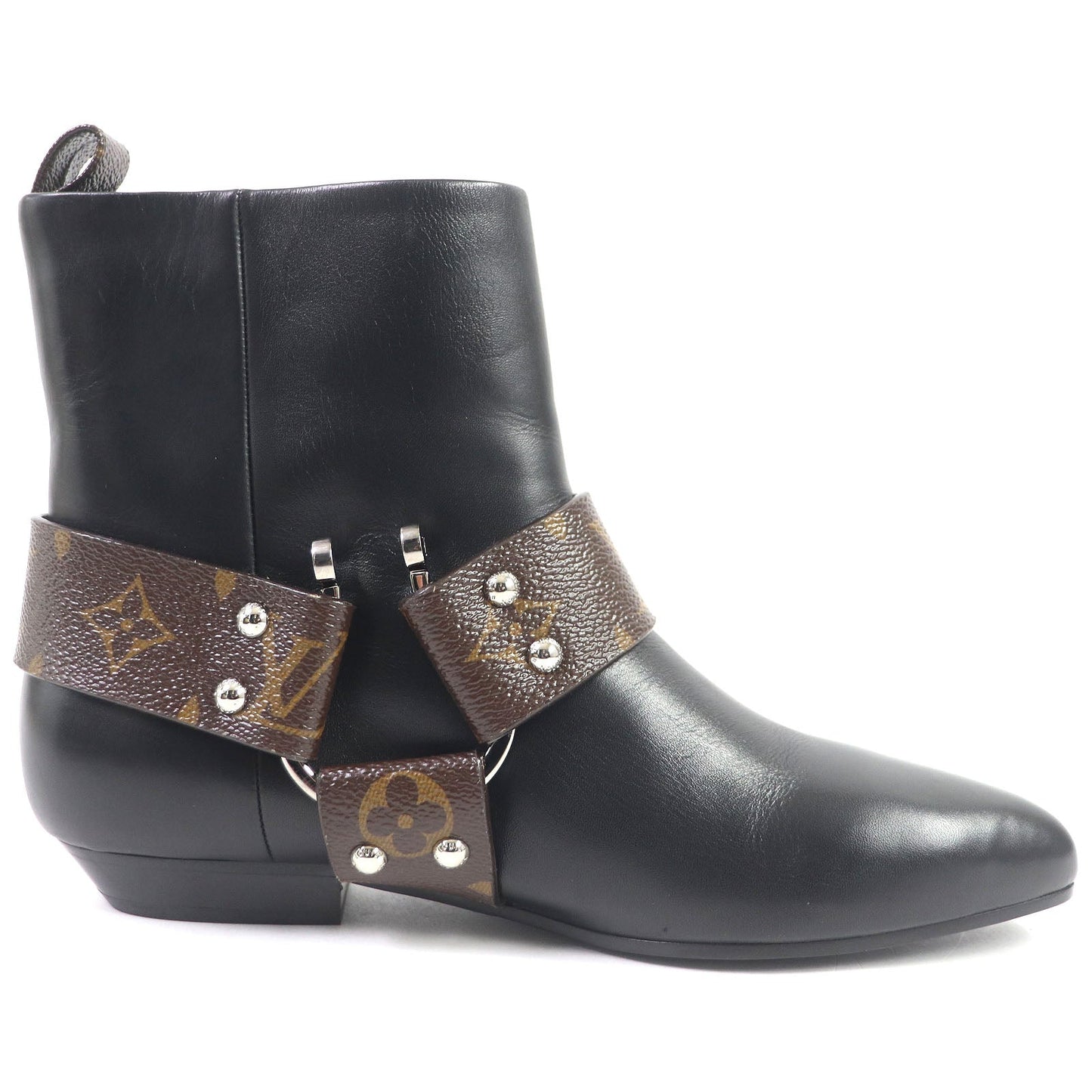 LOUIS VUITTON Ankle boots Main: Leather black Rhapsody line Women 36 Used