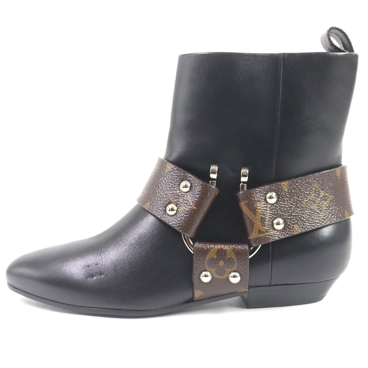 LOUIS VUITTON Ankle boots Main: Leather black Rhapsody line Women 36 Used