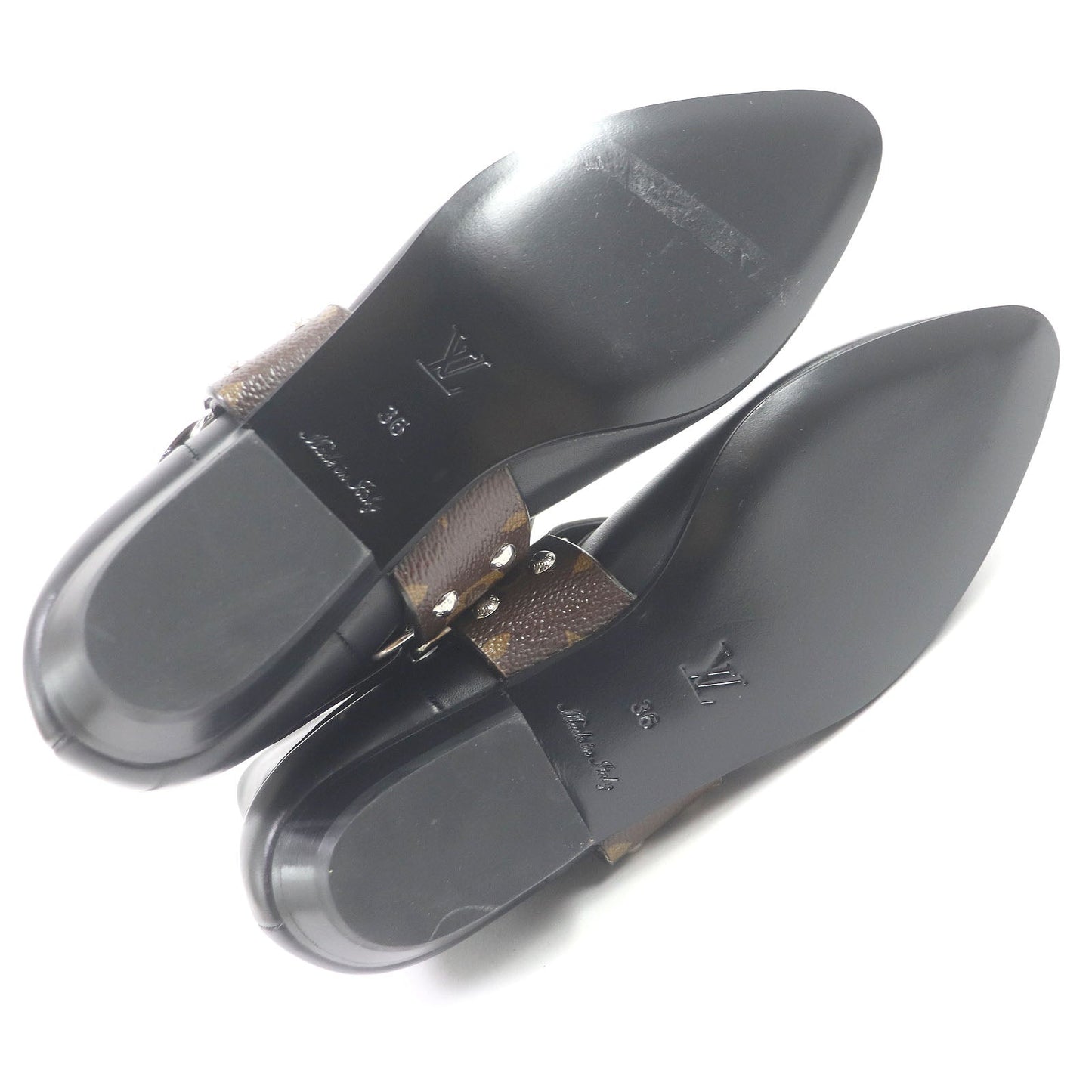 LOUIS VUITTON Ankle boots Main: Leather black Rhapsody line Women 36 Used