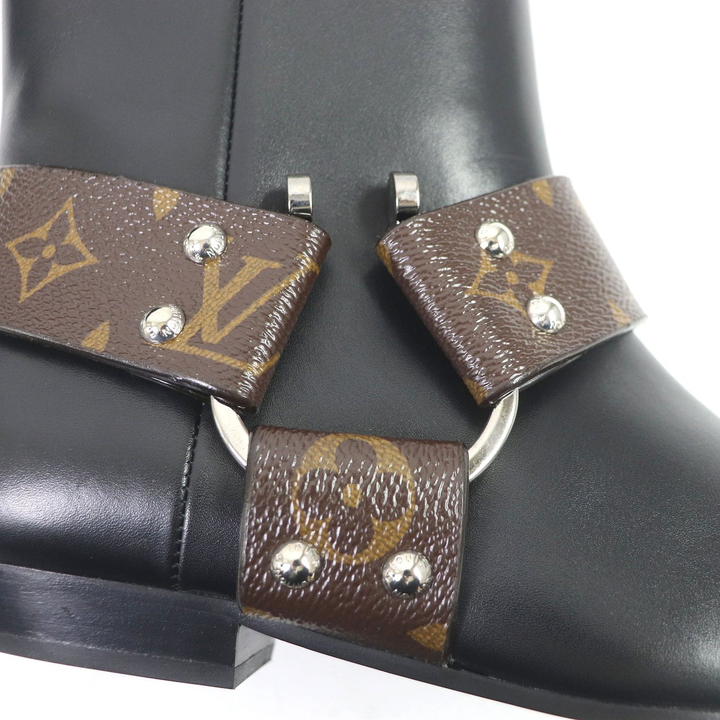 LOUIS VUITTON Ankle boots Main: Leather black Rhapsody line Women 36 Used