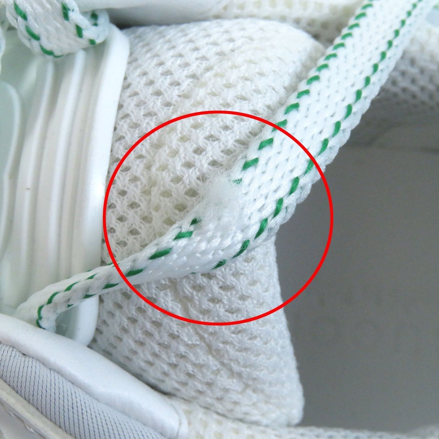 GUCCI Low cut sneakers 700290 PVC White green 35