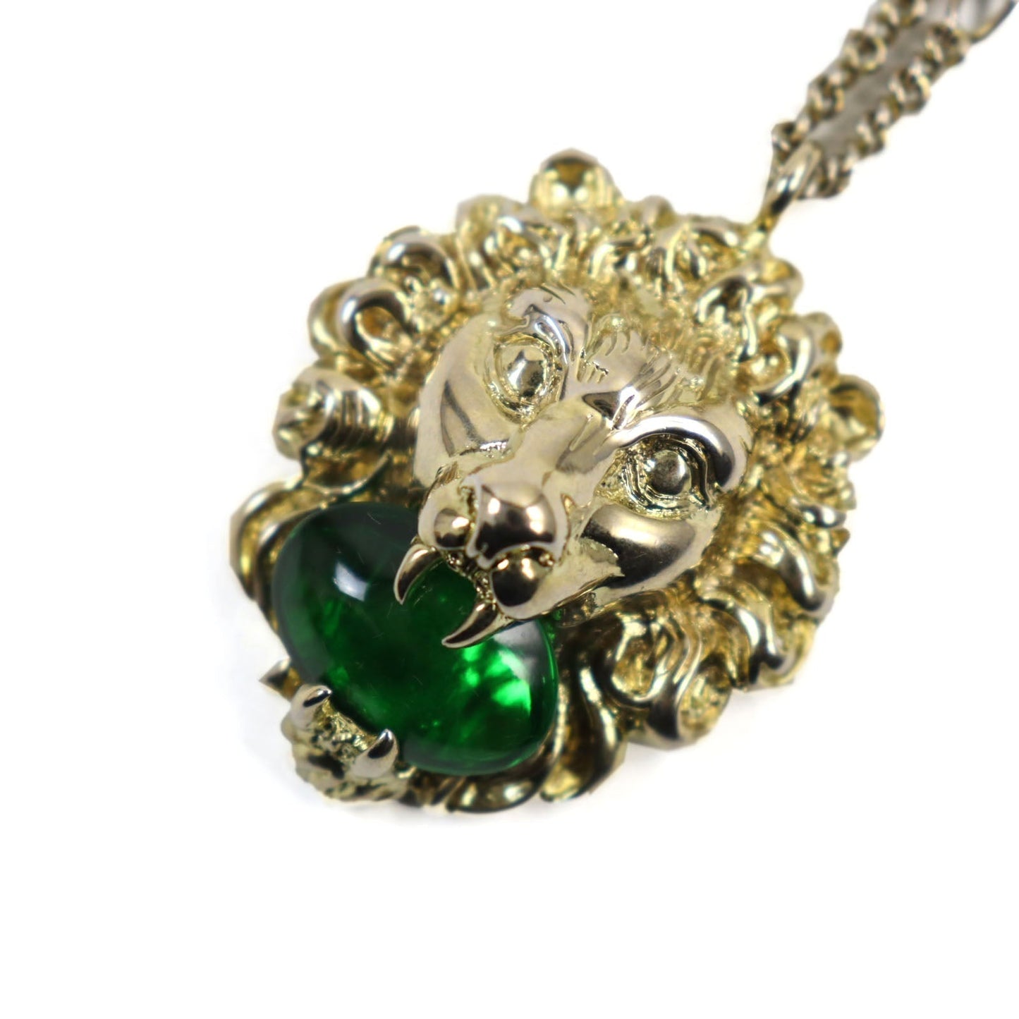 GUCCI Necklace Gold Plated Gold green 412885