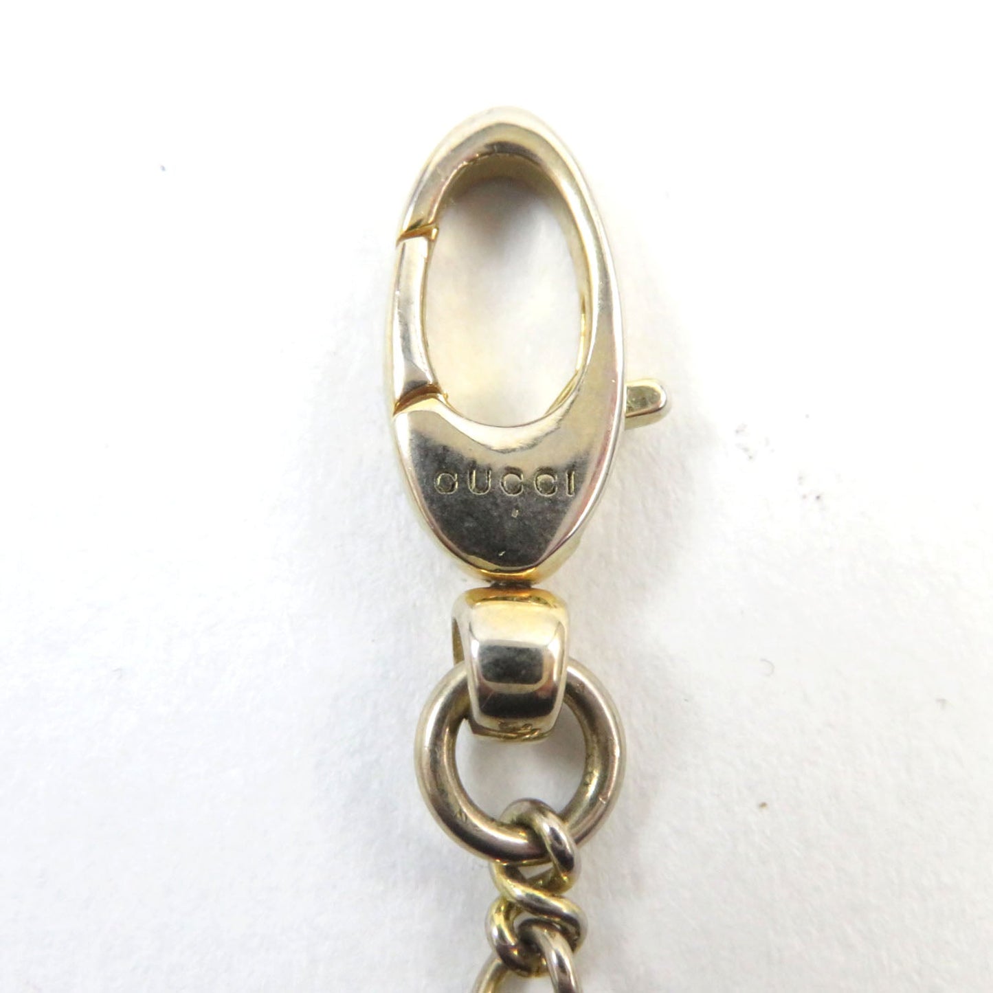 GUCCI Necklace Gold Plated Gold green 412885