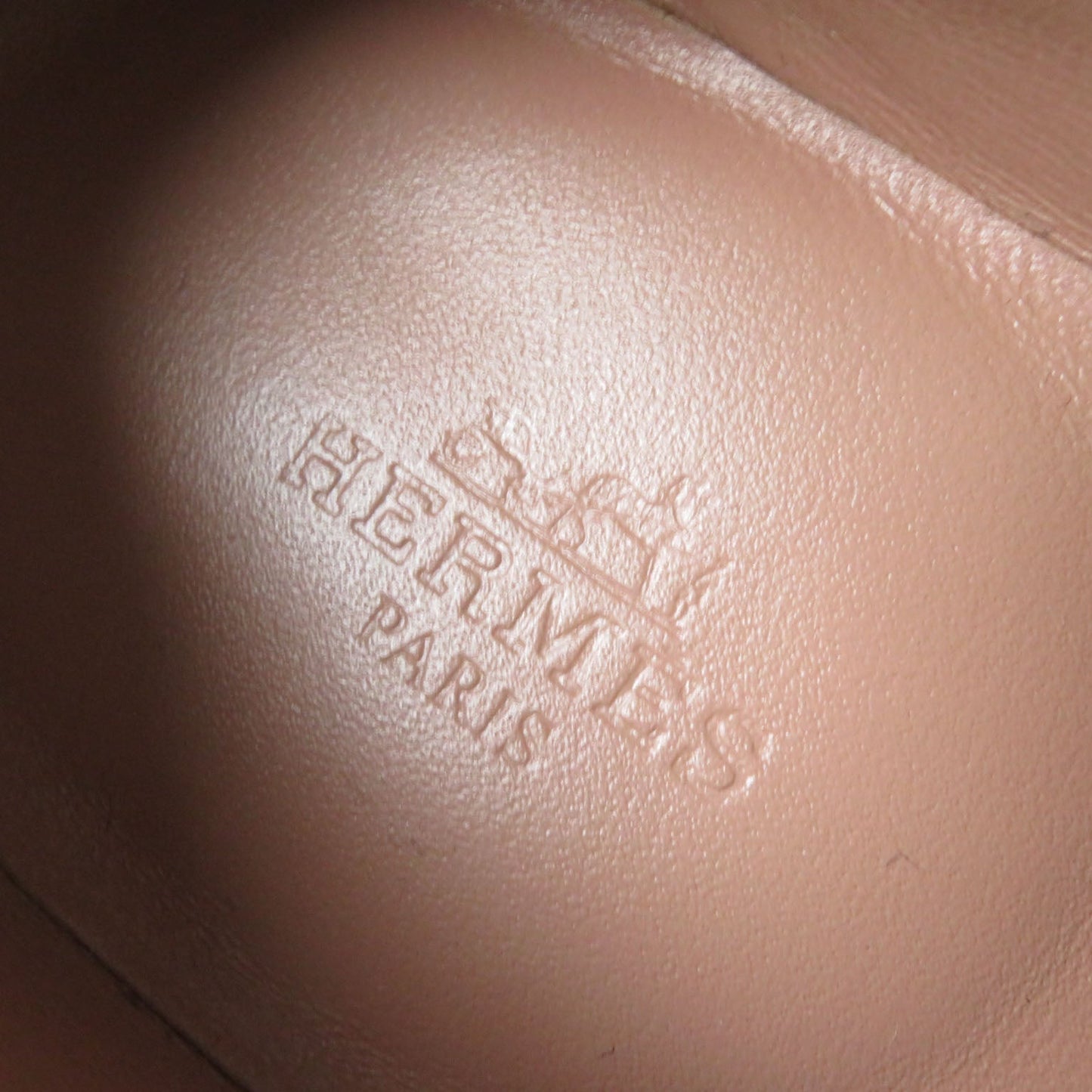 HERMES loafers leather black Paris Constance 35.5