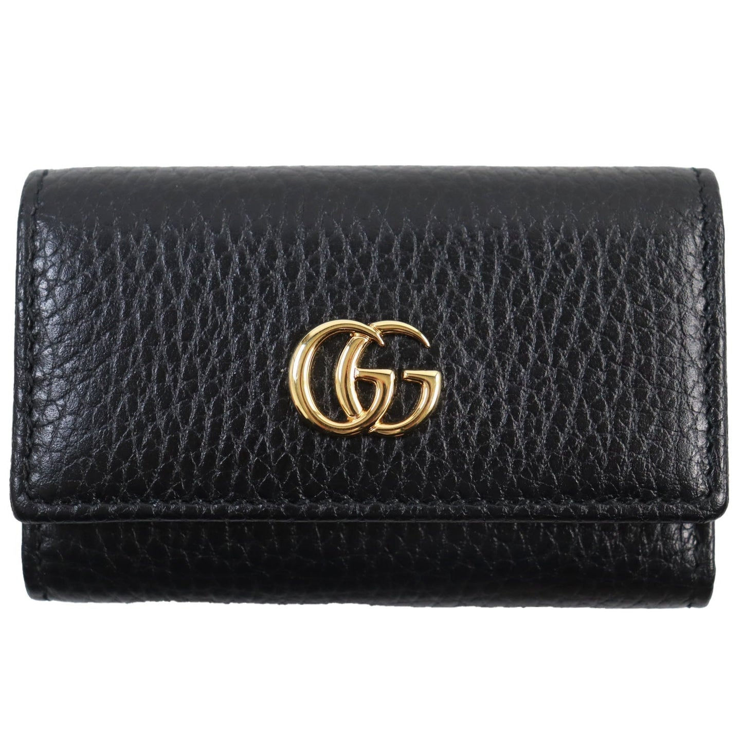 GUCCI Key case Key holder  456118 leather black